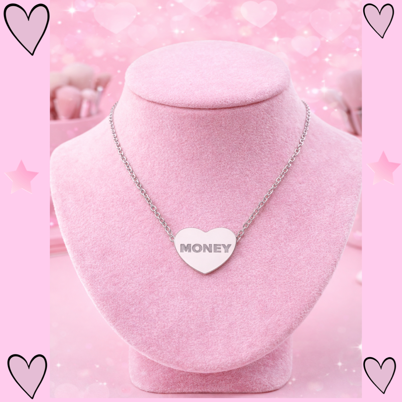 Money Heart Necklace