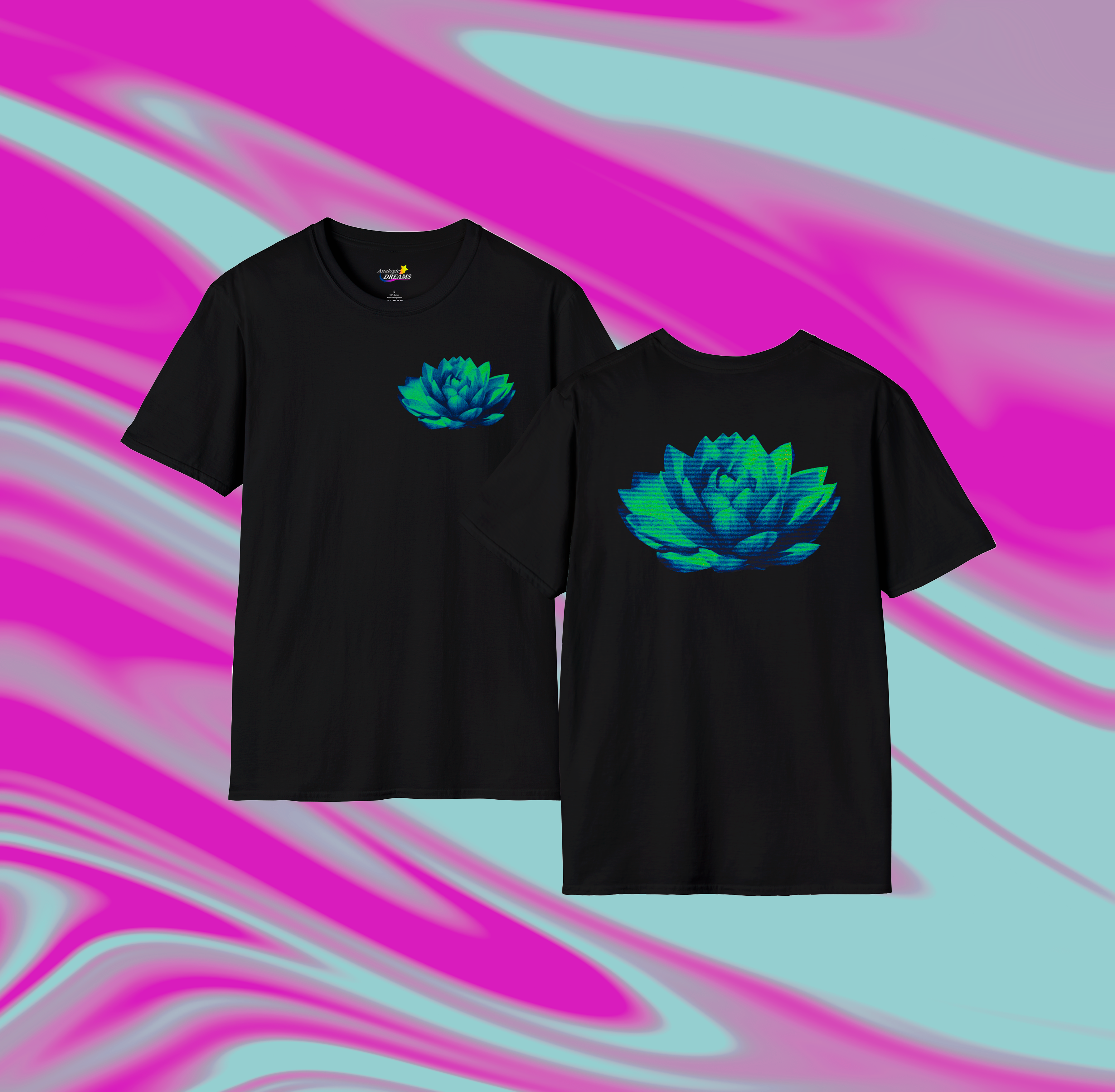 Zen Succulent Unisex Softstyle T-Shirt - Stress Relief &amp; Nature Inspired Design