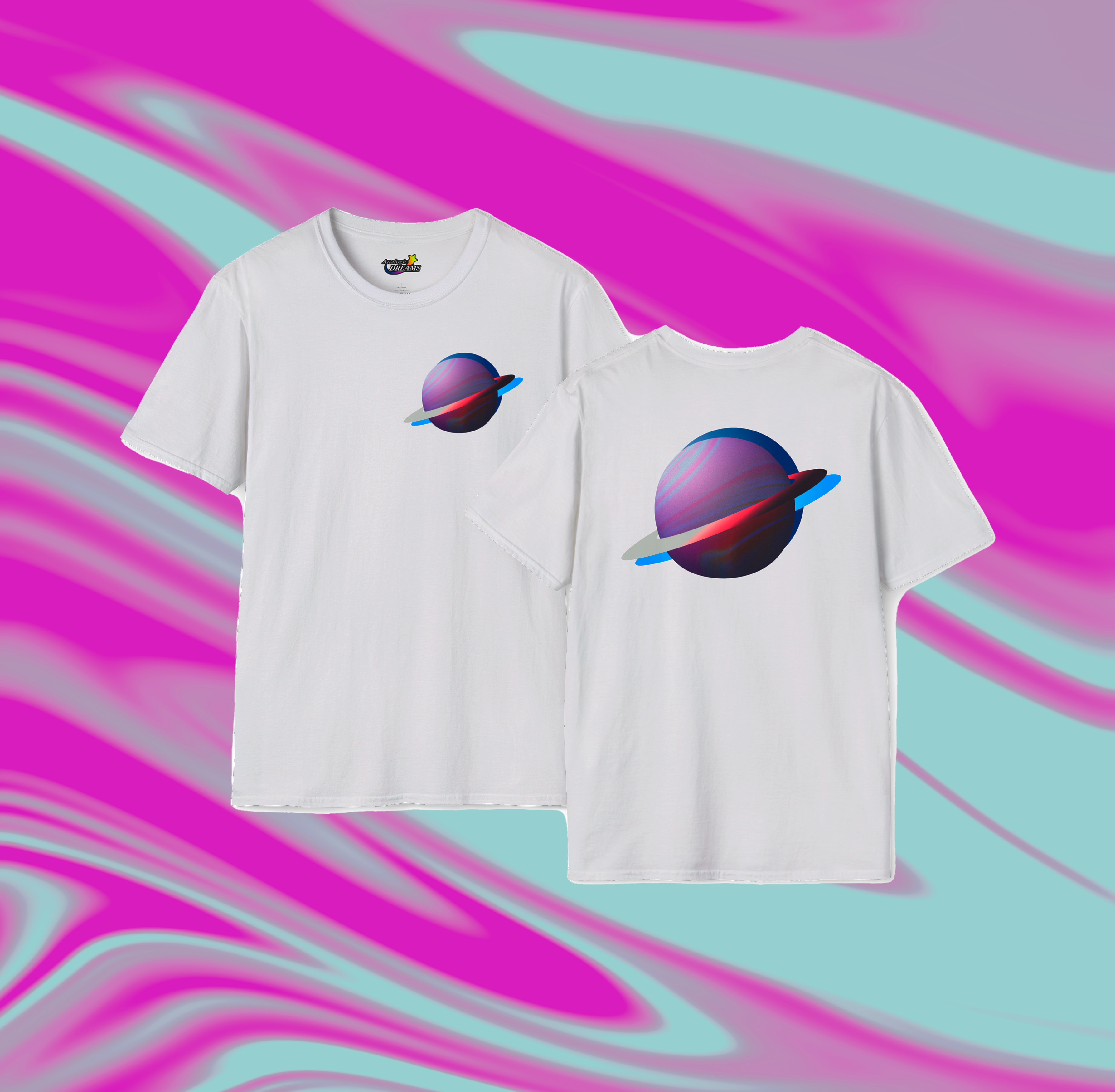 Cosmic Planet Graphic T-Shirt for Space Lovers product thumbnail image