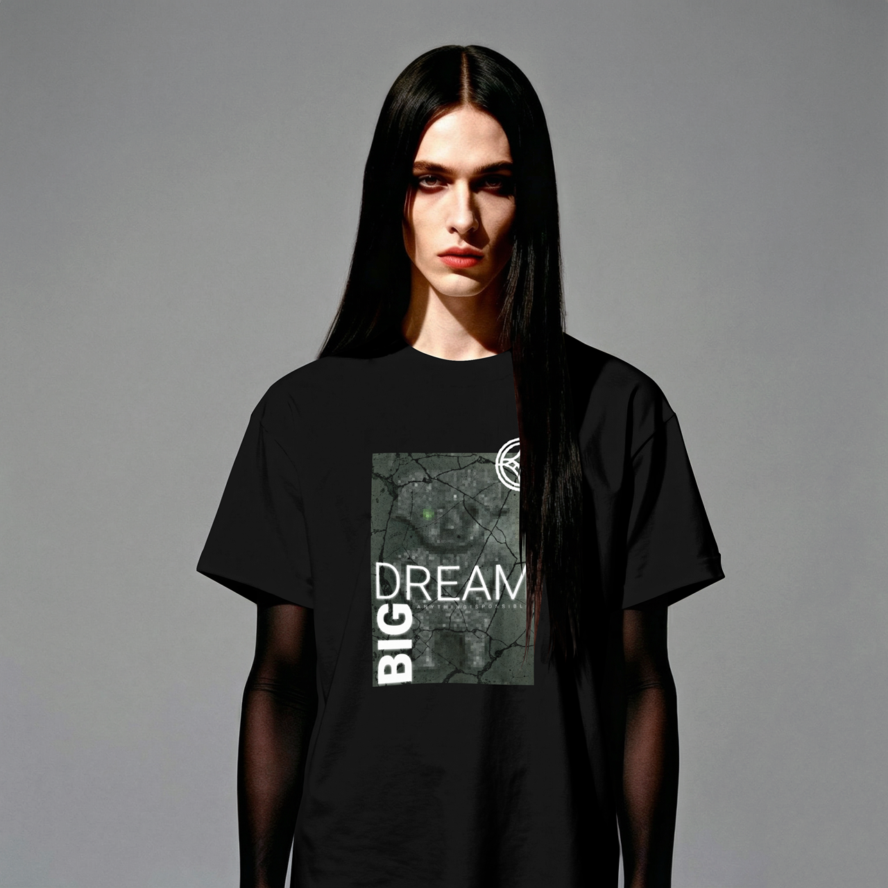 Big Dream Graphic T-Shirt — Inspirational Black Tee