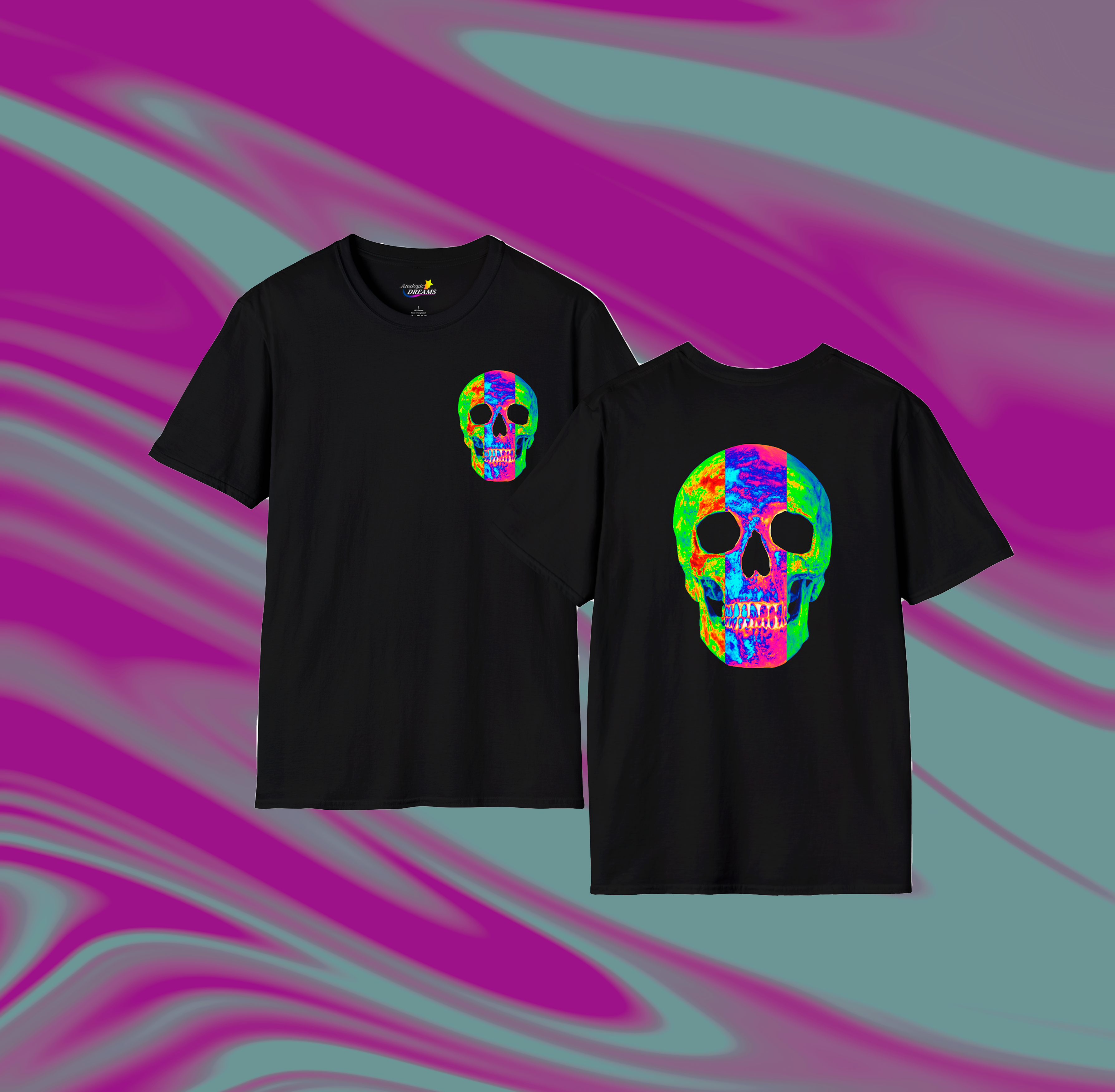 Colorful Skull Graphic Unisex Softstyle T-Shirt Colorful Skull Graphic Unisex Softstyle T-Shirt