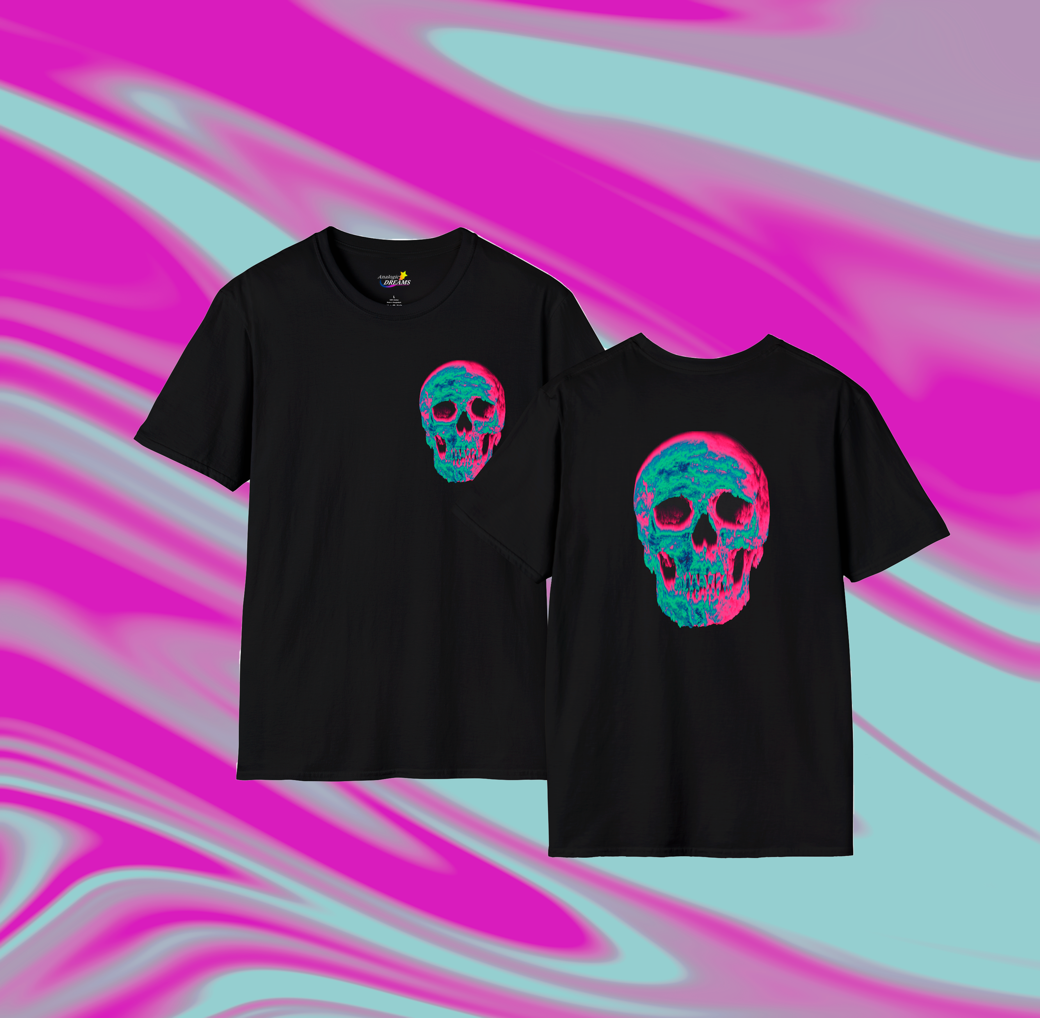 Vibrant Skull Graphic T-Shirt for Trendsetters