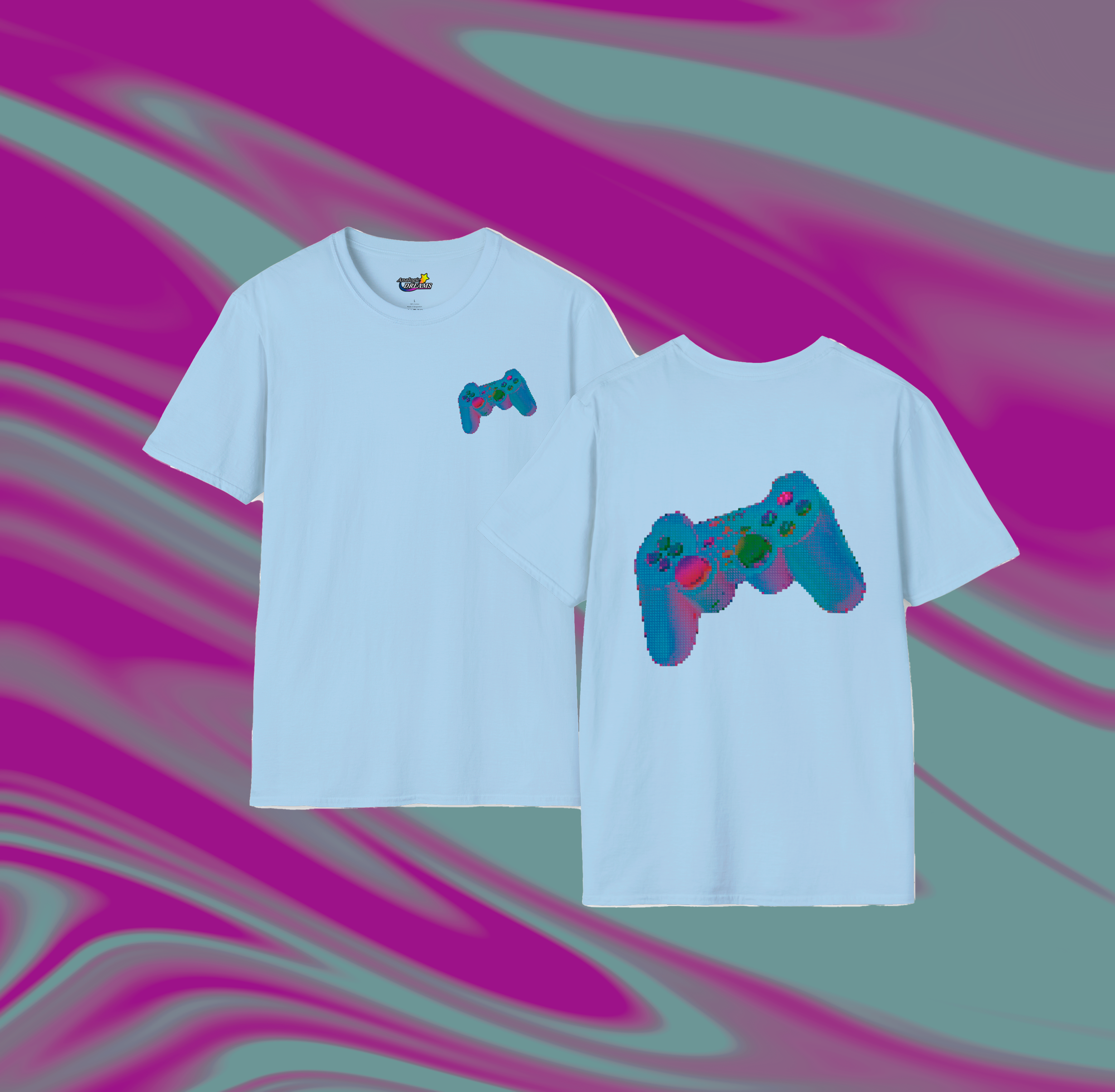 Gaming Controller Graphic T-Shirt - Retro Style Unisex Tee Gaming Controller Graphic T-Shirt - Retro Style Unisex Tee