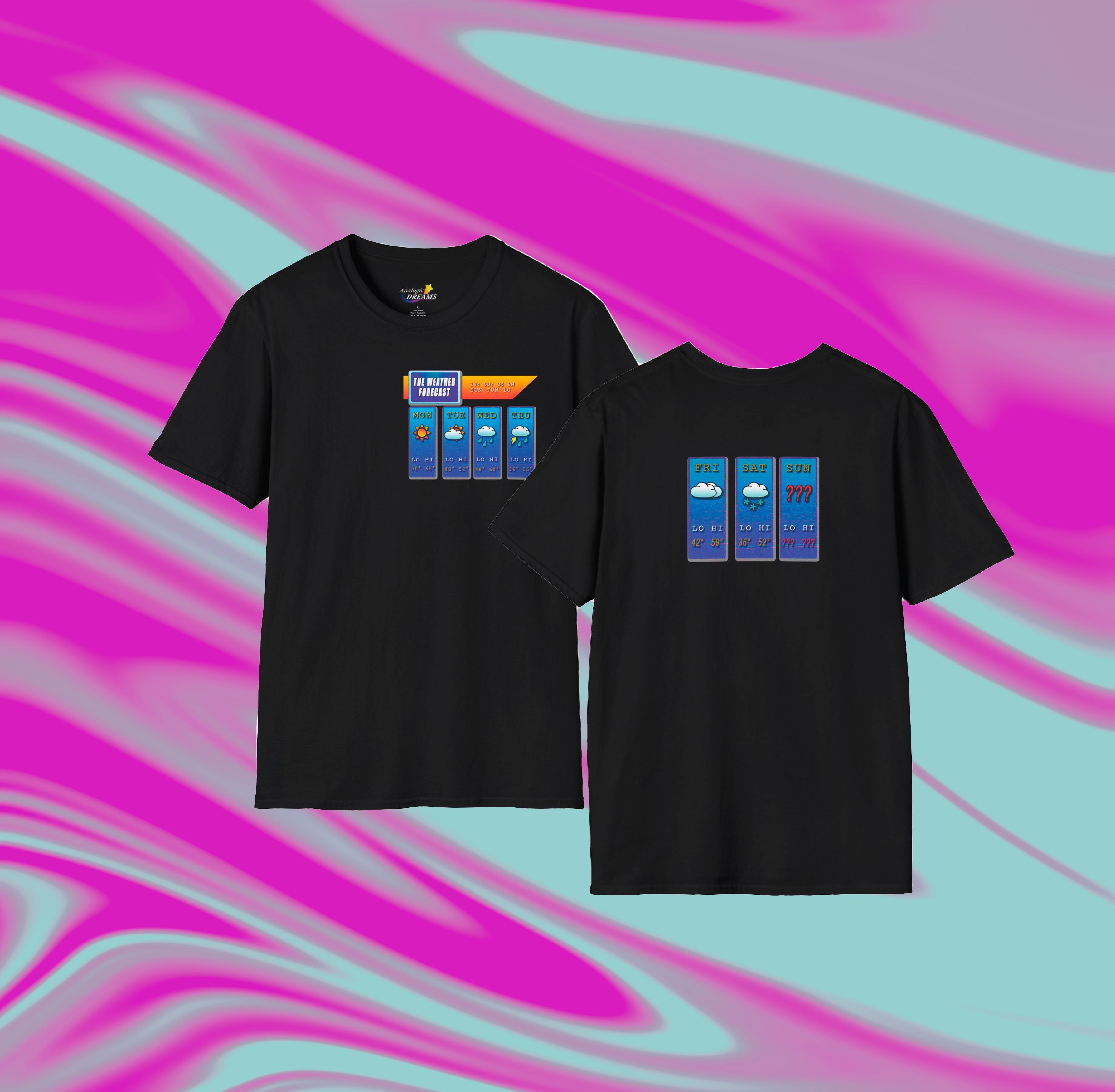 Weather Forecast T-Shirt, Funny Gift for Weather Lovers, Unisex Graphic Tee, Casual Wear, Perfect for Any Occasion product thumbnail image