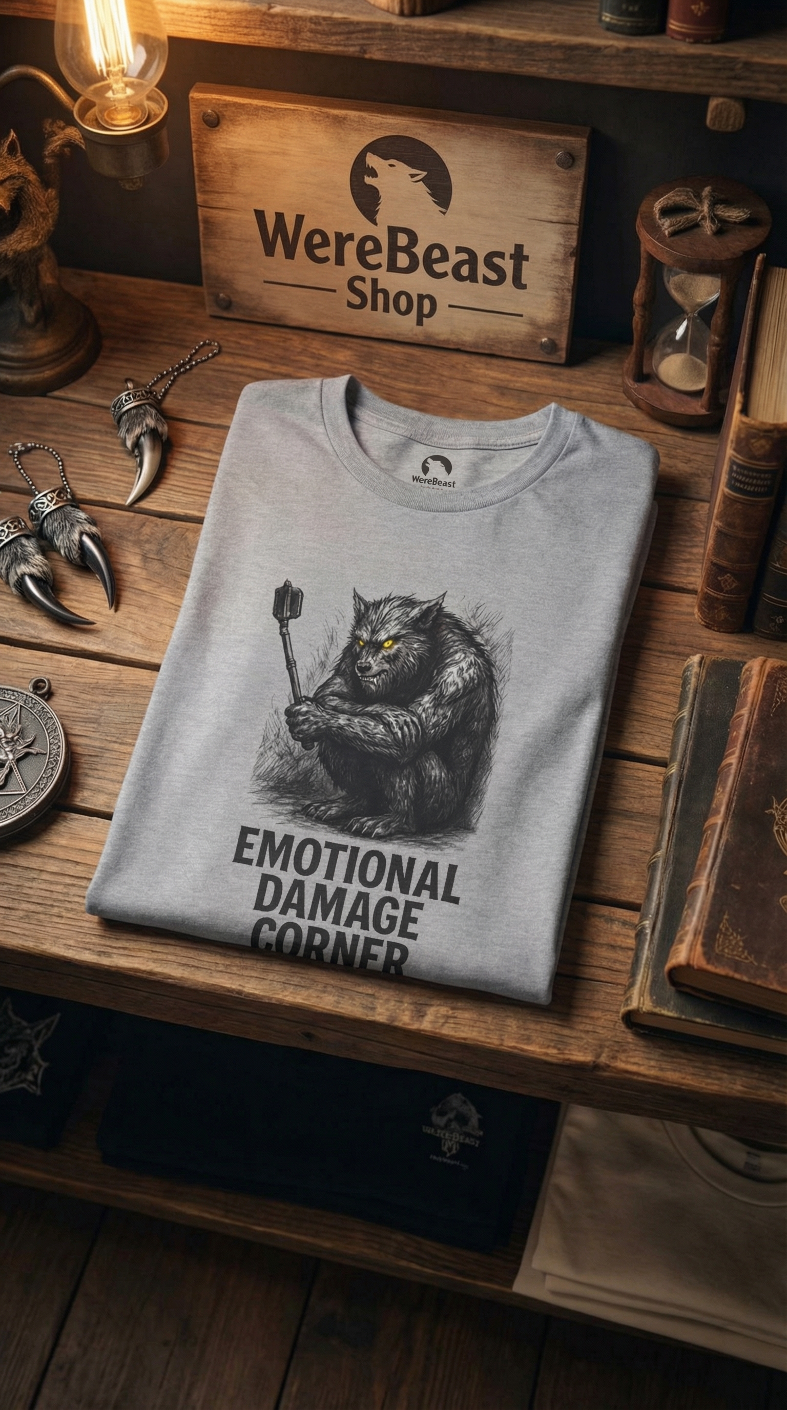 “Emotional Damage Corner” WereBeast Tee product thumbnail image