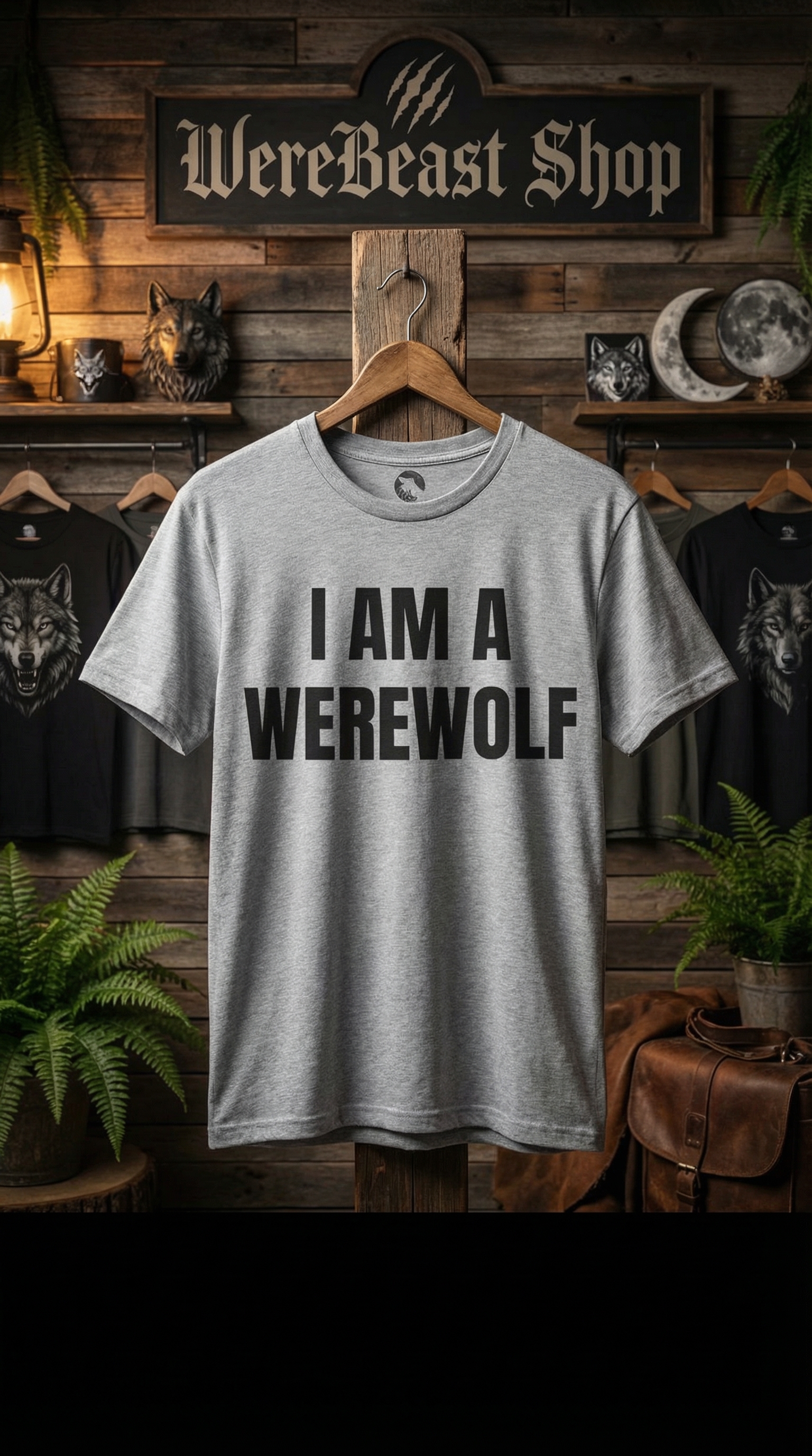 Werewolf Tee, Moon Graphic Shirt, Halloween Costume, Horror Movie Lover Gift, Full Moon T-Shirt product thumbnail image Werewolf Tee, Moon Graphic Shirt, Halloween Costume, Horror Movie Lover Gift, Full Moon T-Shirt product thumbnail image