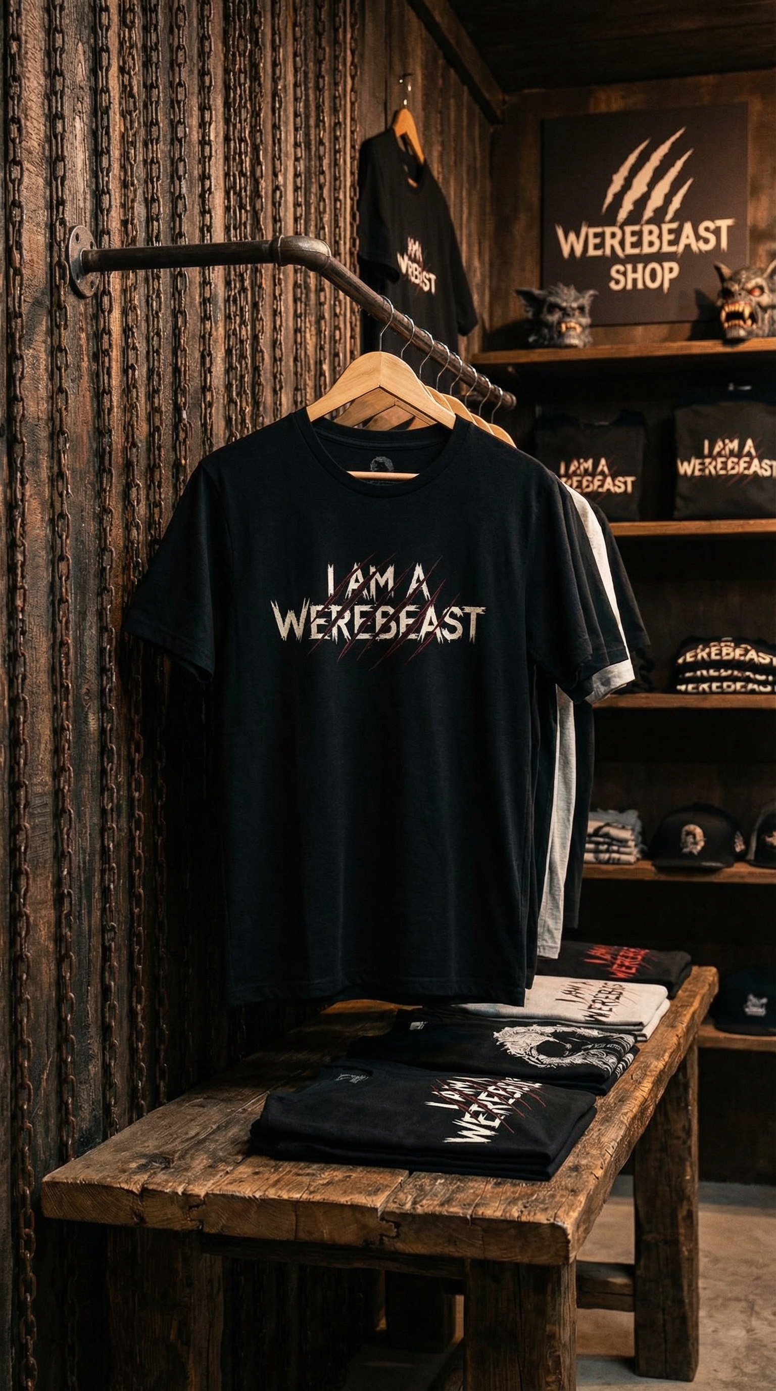 I Am a WereBeast Graphic Tee – Savage Streetwear product thumbnail image I Am a WereBeast Graphic Tee – Savage Streetwear product thumbnail image