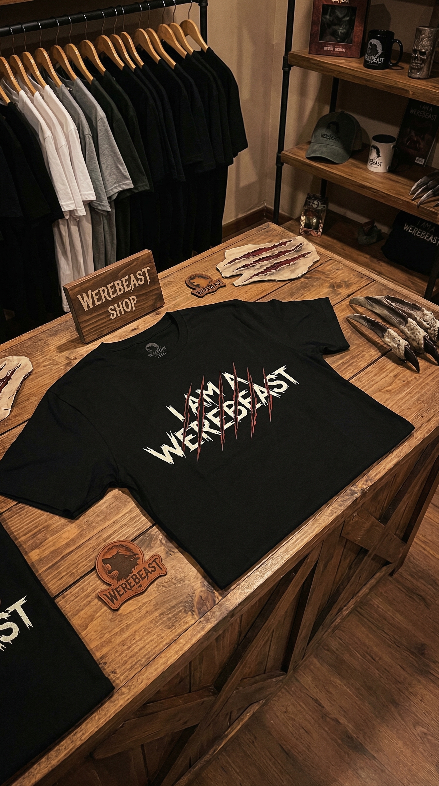 I Am a WereBeast Graphic Tee – Savage Streetwear product thumbnail image I Am a WereBeast Graphic Tee – Savage Streetwear product thumbnail image