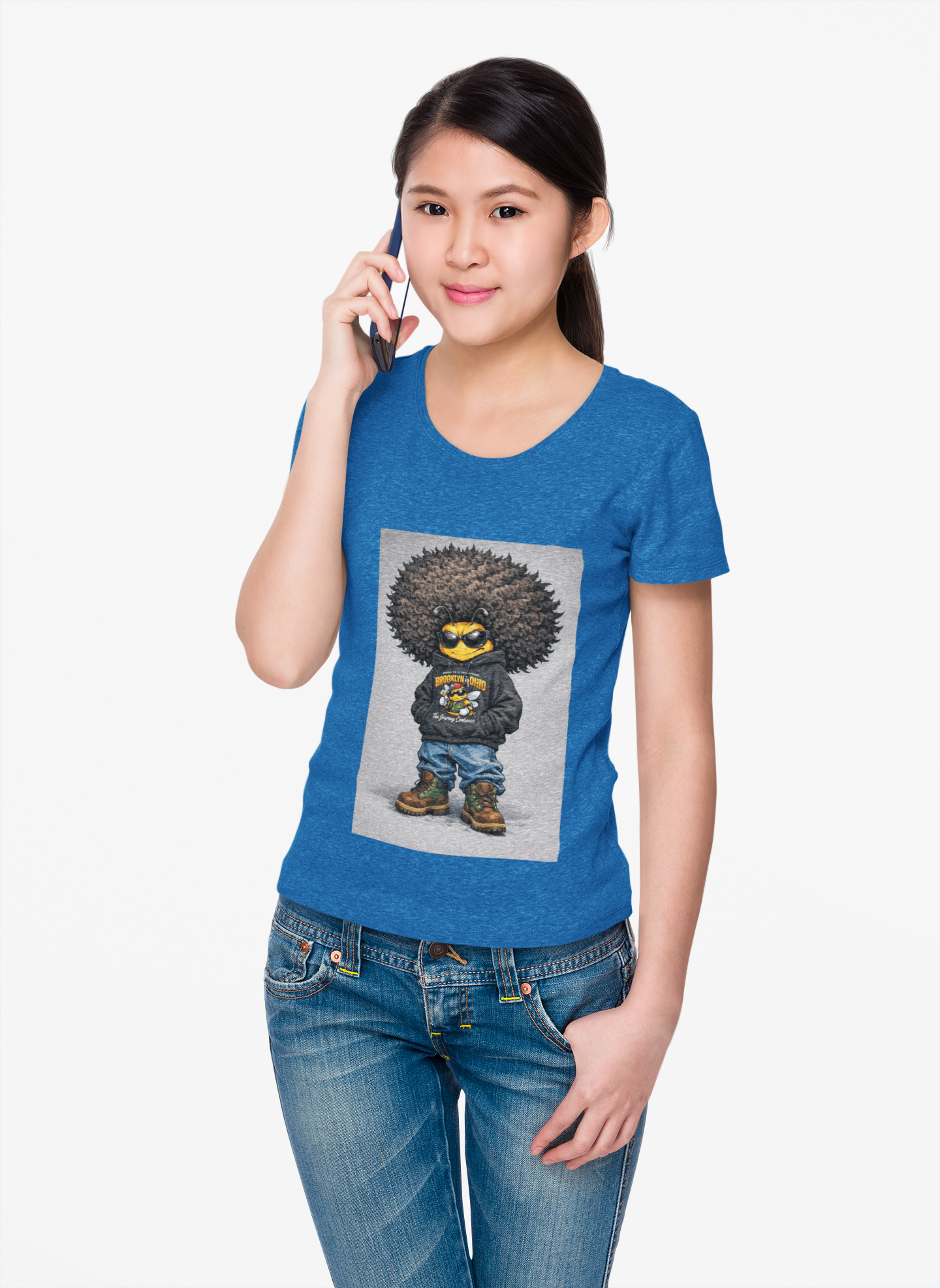 Unisex Softstyle T-Shirt — Heritage Afro Bee product thumbnail image