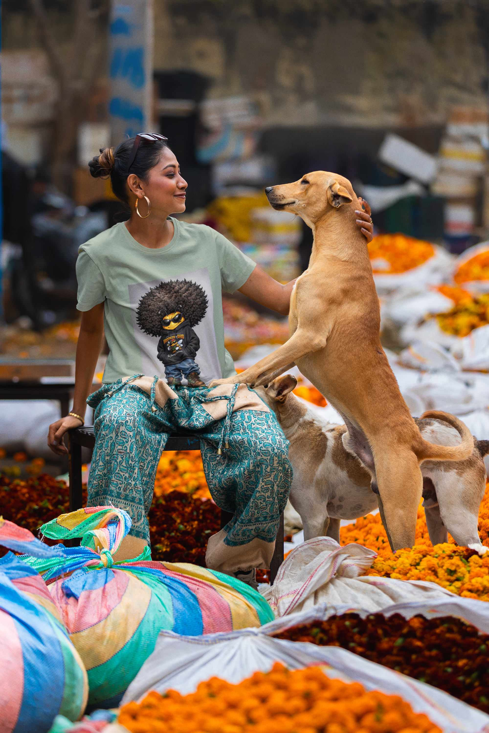 Unisex Softstyle T-Shirt — Heritage Afro Bee product thumbnail image