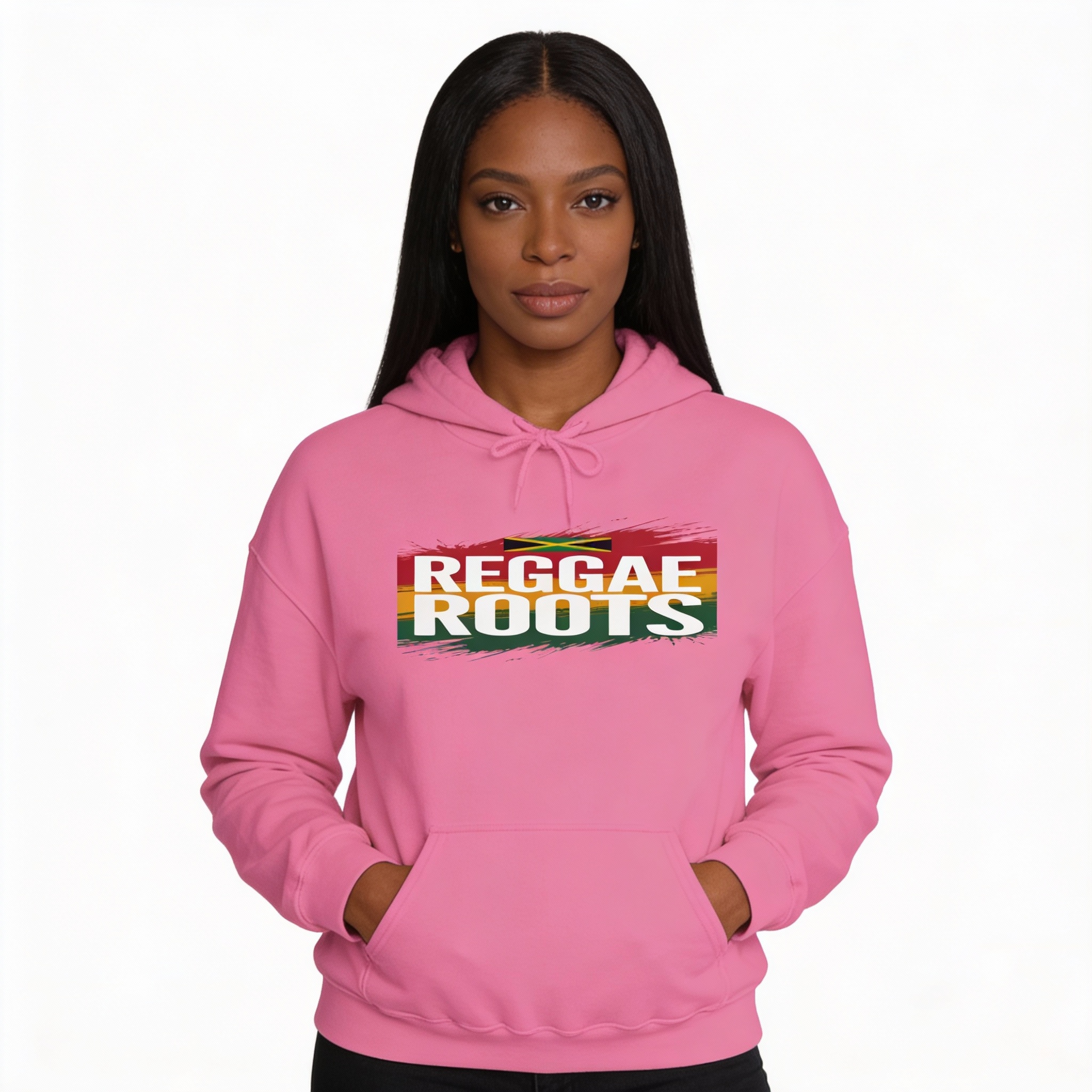 Hoodie —Unisex- Reggae Roots Rasta Flag Graphic product thumbnail image