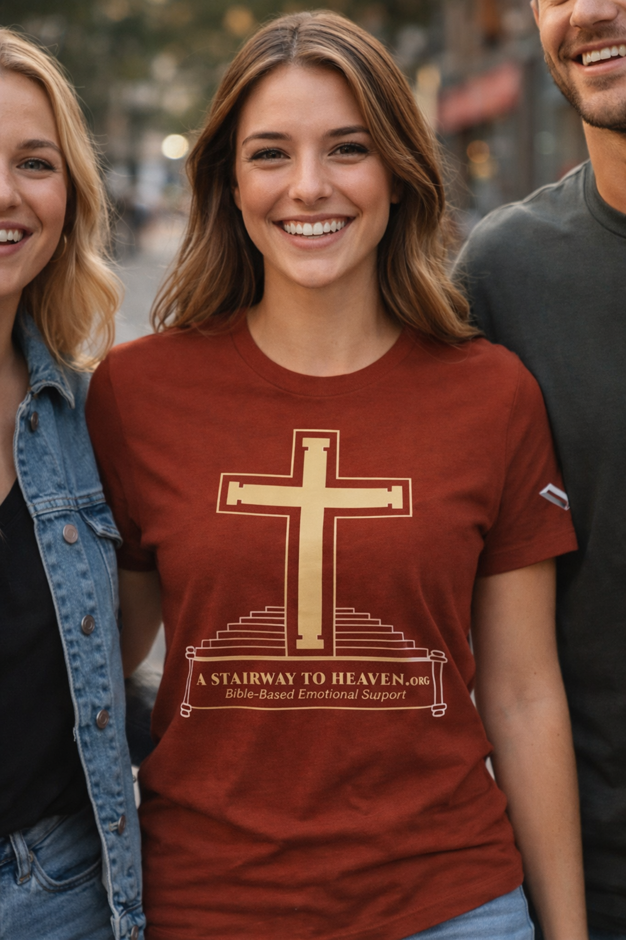 streeT-shirts - A Stairway to Heaven Collection - Inspirational Religious T-Shirt product thumbnail image streeT-shirts - A Stairway to Heaven Collection - Inspirational Religious T-Shirt product thumbnail image