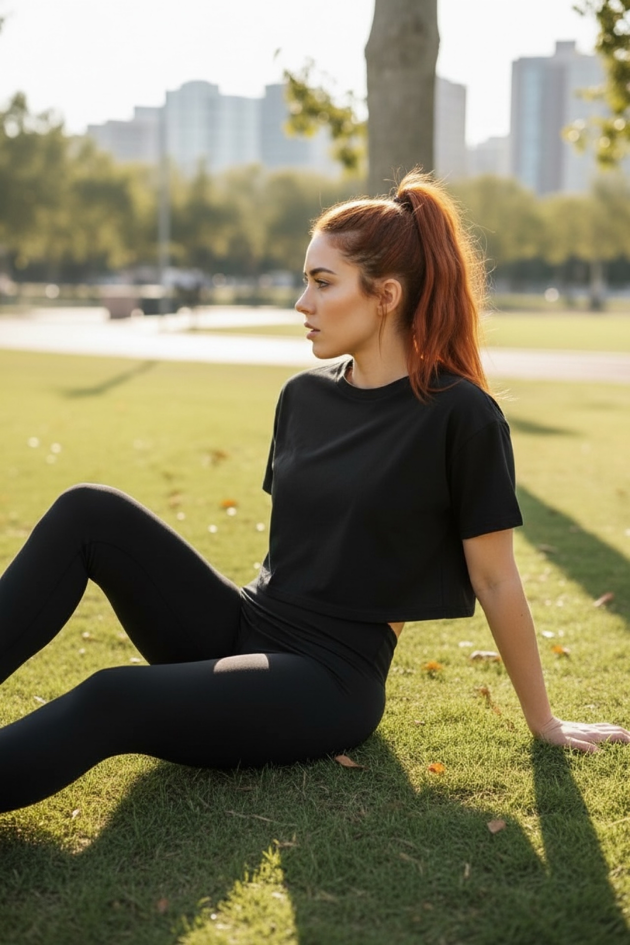  7 Lioness Series Faded Crop Tee – “Vintage" product thumbnail image