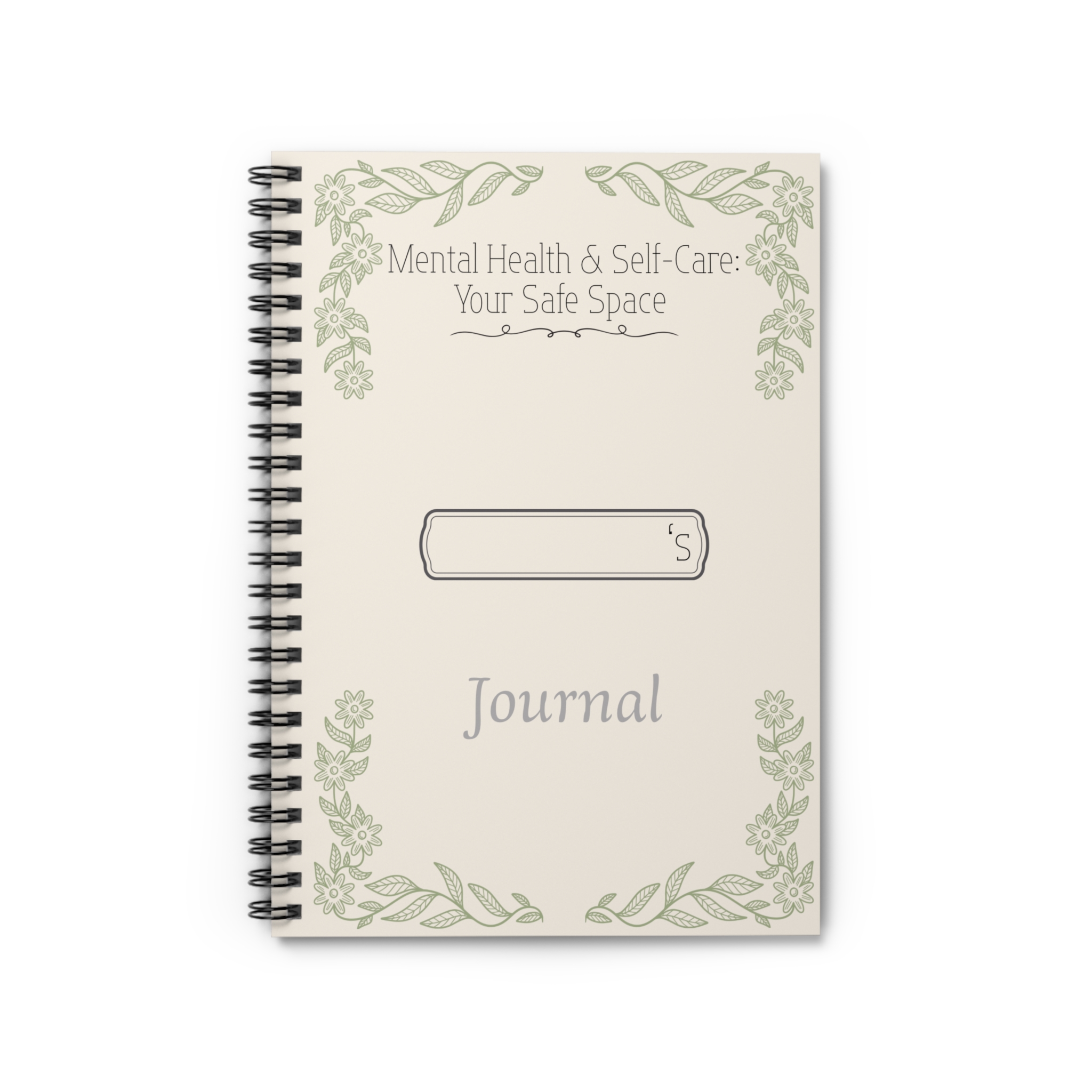 Mental Health & Self Care Spiral Journal – “Your Safe Space” Notebook – Inspirational Writing Journal – Wellness Gift product thumbnail image Mental Health & Self Care Spiral Journal – “Your Safe Space” Notebook – Inspirational Writing Journal – Wellness Gift product thumbnail image