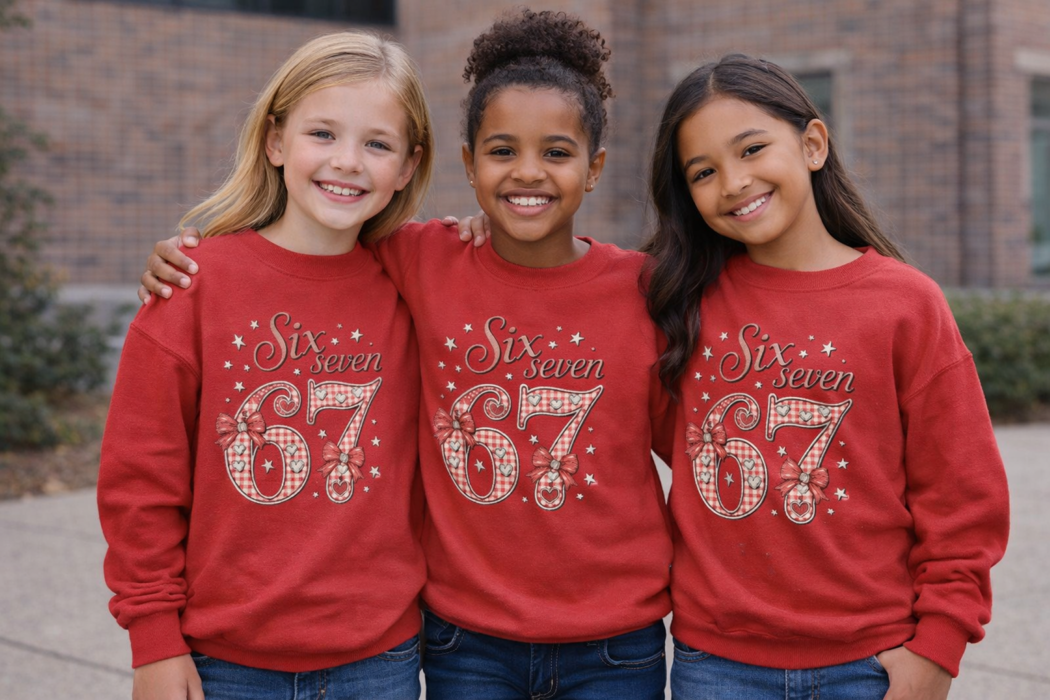 Six Seven Girls Crewneck Sweatshirt product thumbnail image Six Seven Girls Crewneck Sweatshirt product thumbnail image
