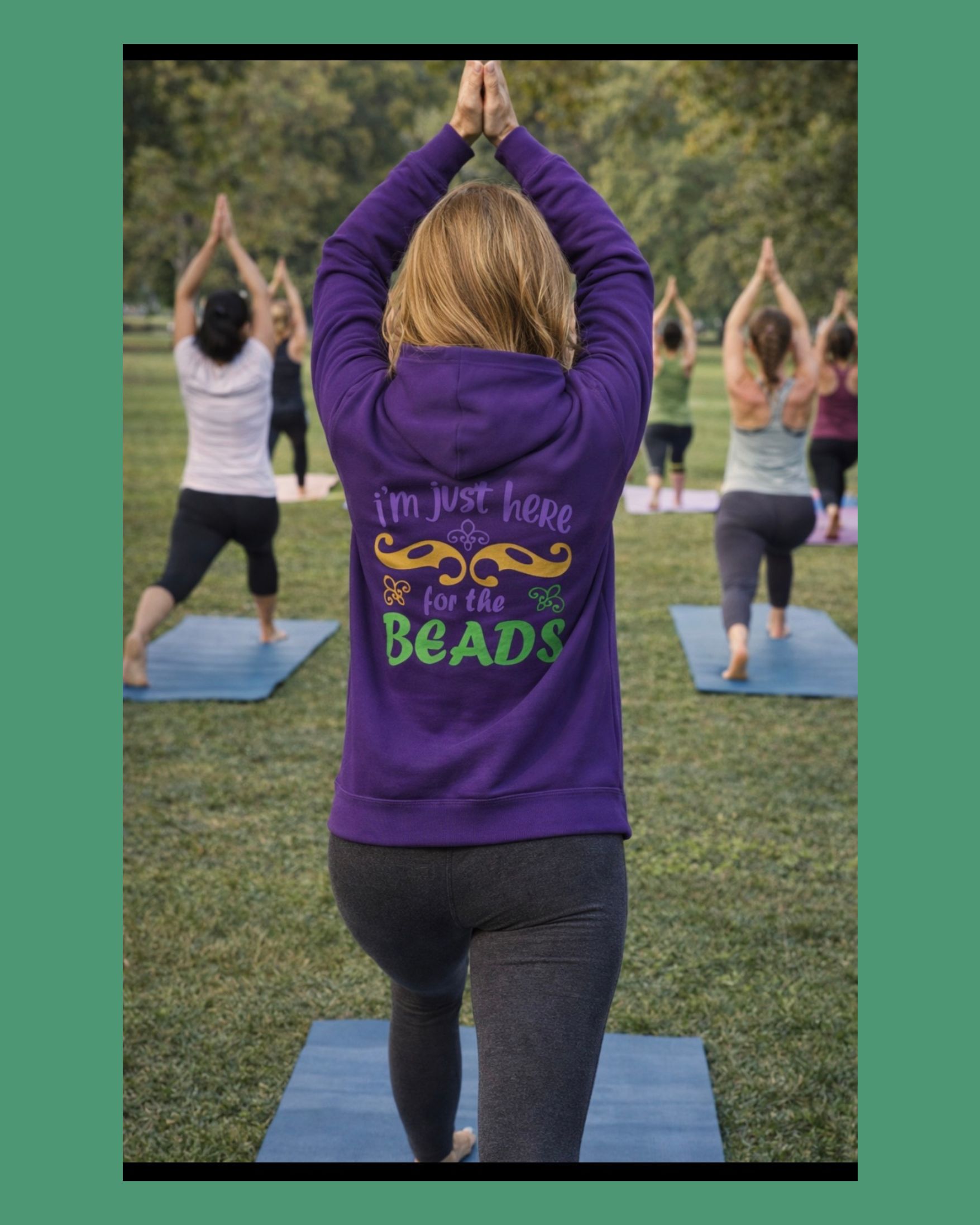 "I'm Just Here for the Beads" ultra comfy hoodie! "I'm Just Here for the Beads" ultra comfy hoodie!