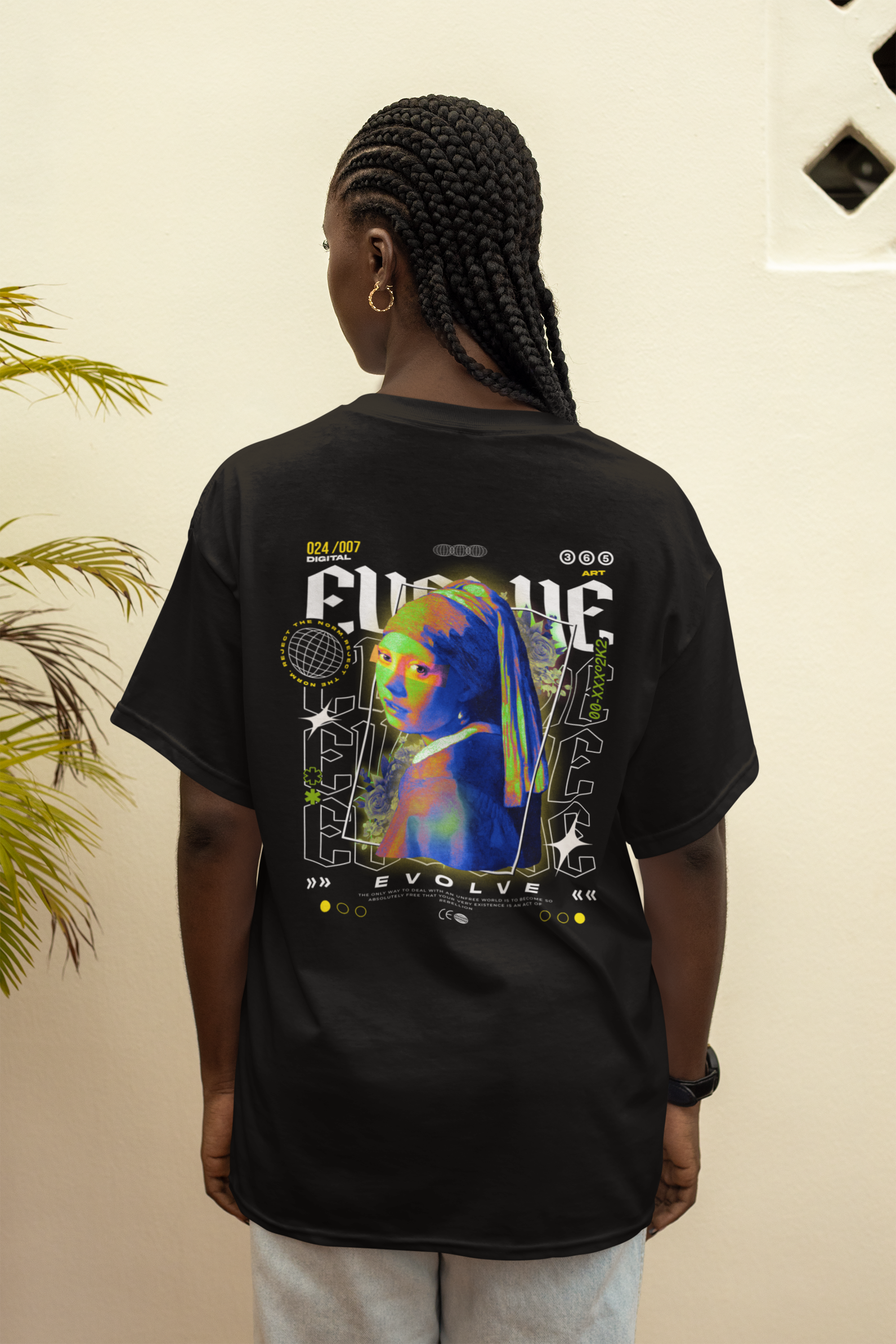 Digital Pearl Rebel - T-Shirt(200GSM) Digital Pearl Rebel - T-Shirt(200GSM)