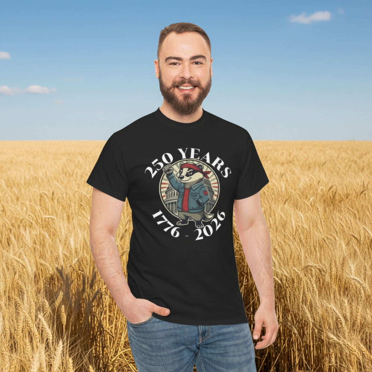 TD Badger and Capitol Dome 1776–2026 Anniversary Tee  product thumbnail image