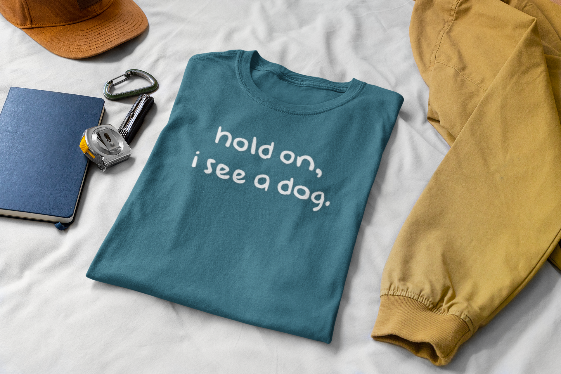 Hold On, I See a Dog T‑Shirt — Funny Dog Lover Graphic Tee product thumbnail image Hold On, I See a Dog T‑Shirt — Funny Dog Lover Graphic Tee product thumbnail image