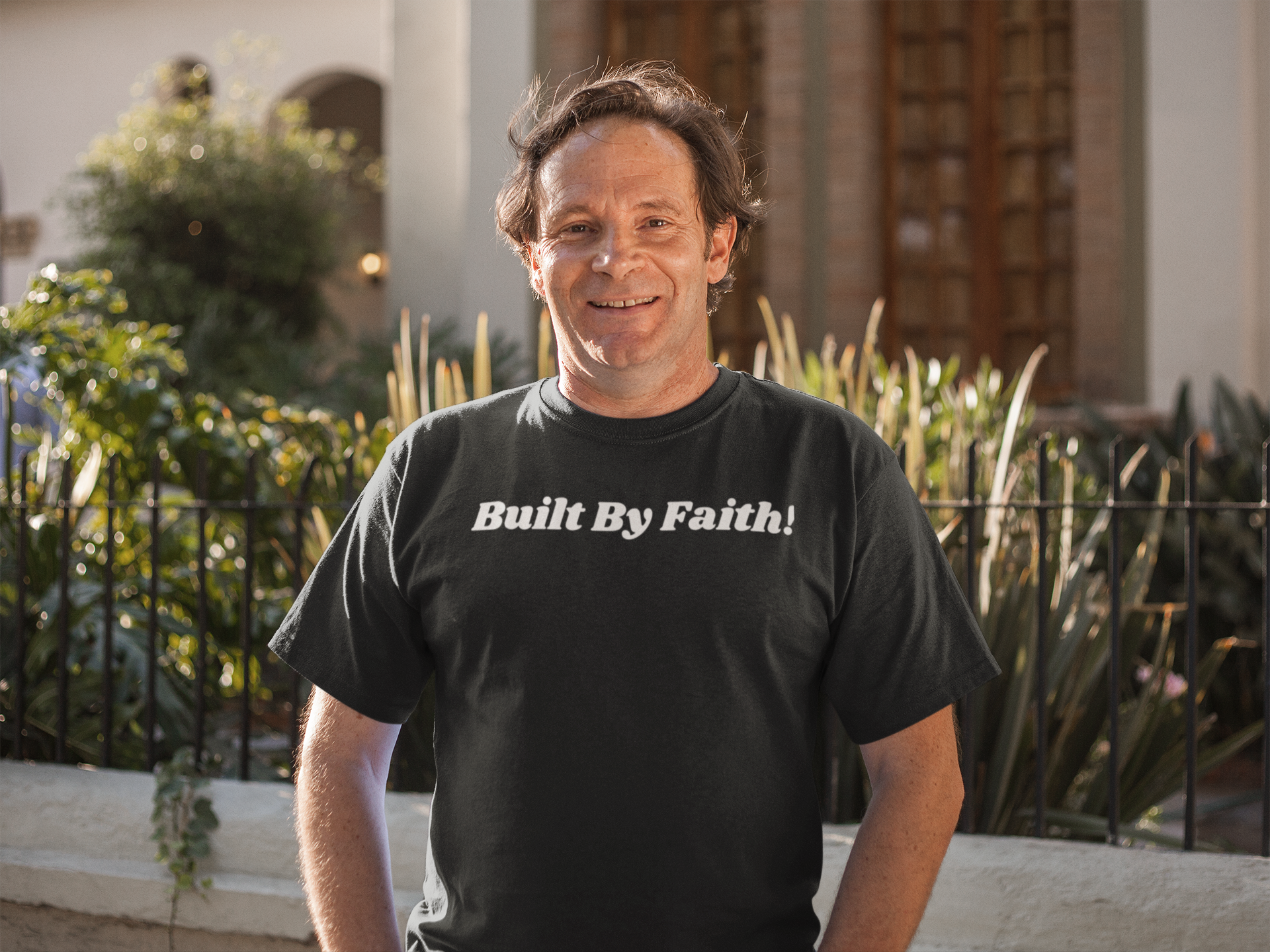 Built By Faith T-Shirt – Purpose Driven Faith Wear product thumbnail image Built By Faith T-Shirt – Purpose Driven Faith Wear product thumbnail image