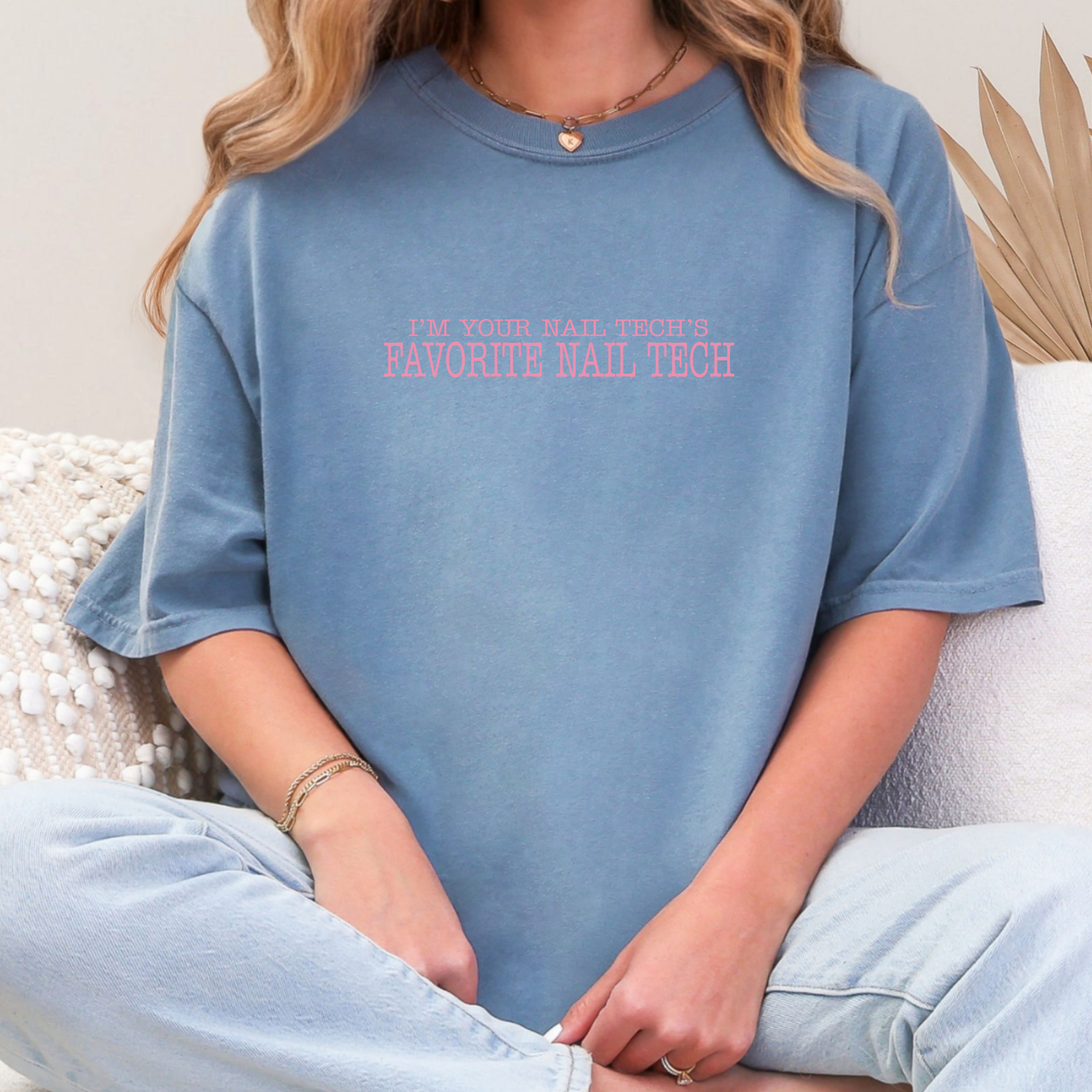 I'm Your Nail Tech's Favorite Nail Tech; Comfort Colors Graphic T-Shirt product thumbnail image I'm Your Nail Tech's Favorite Nail Tech; Comfort Colors Graphic T-Shirt product thumbnail image