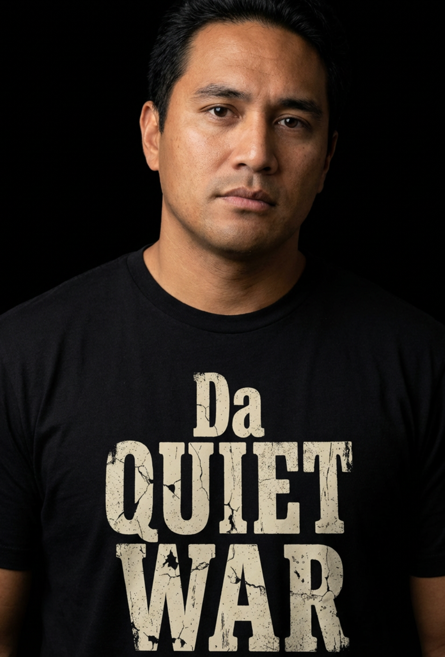 Da Quiet War 2 Sided Statement Unisex Tee product thumbnail image Da Quiet War 2 Sided Statement Unisex Tee product thumbnail image