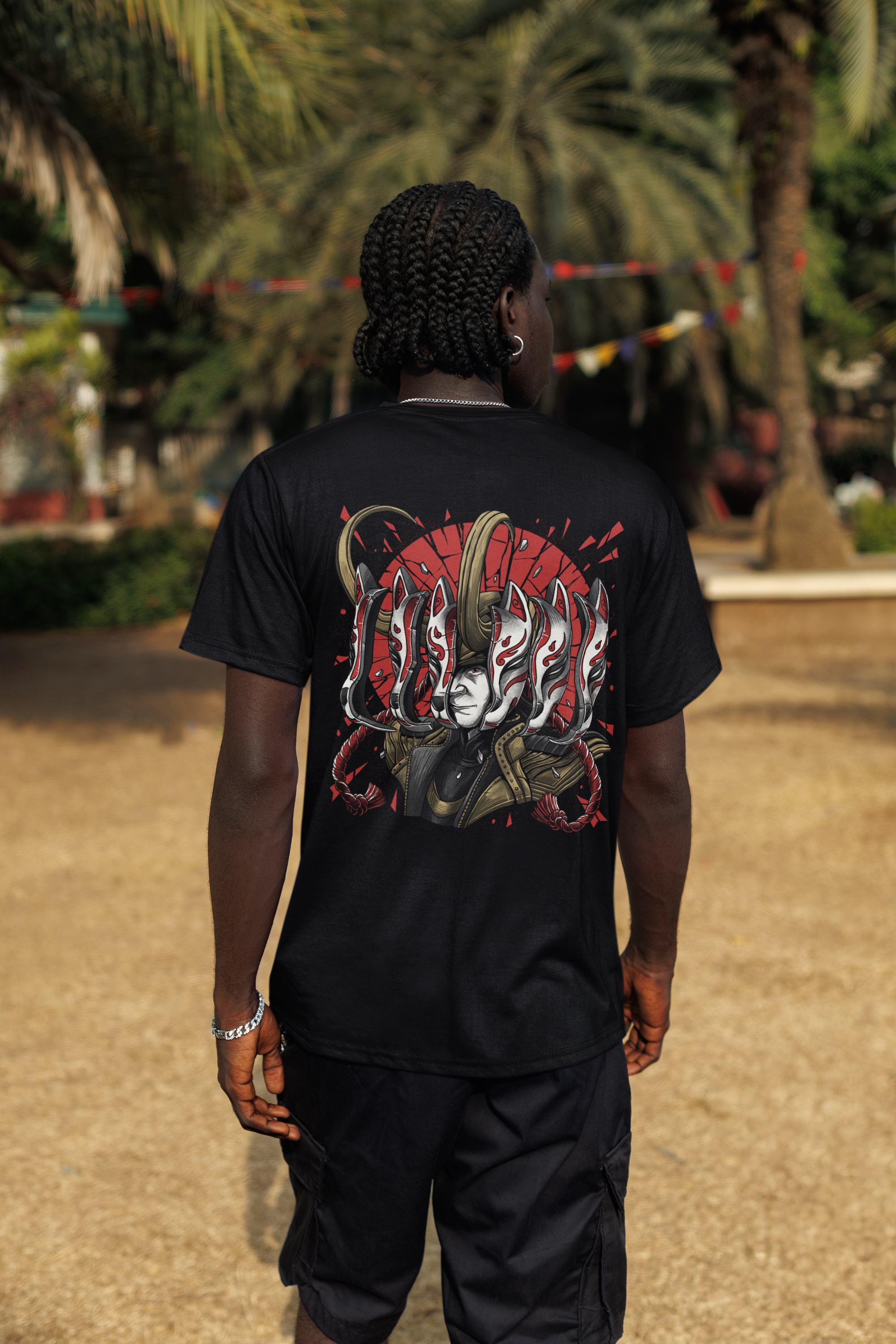 The Nine-Tail Trickster - T-Shirt(200GSM) product thumbnail image The Nine-Tail Trickster - T-Shirt(200GSM) product thumbnail image