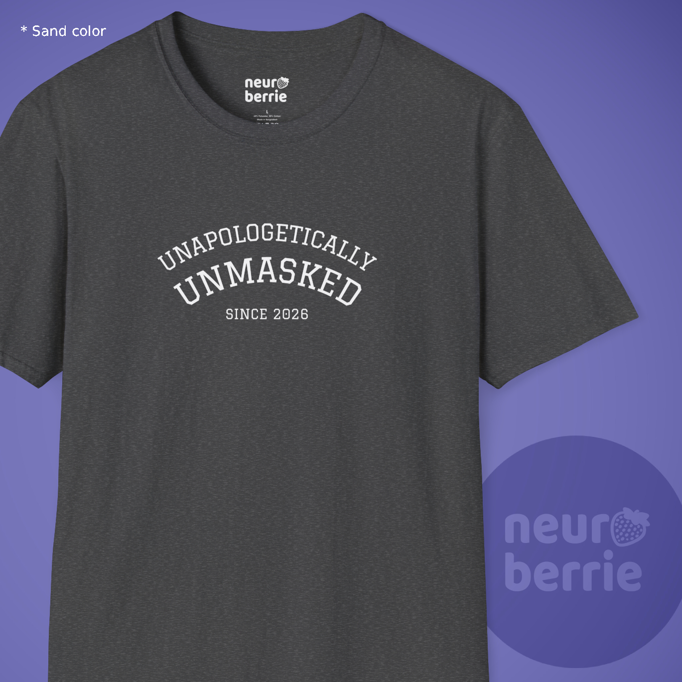 Unapologetically Unmasked Autism Awareness Shirt — AuDHD Adult Neurodiversity T-Shirt product thumbnail image Unapologetically Unmasked Autism Awareness Shirt — AuDHD Adult Neurodiversity T-Shirt product thumbnail image