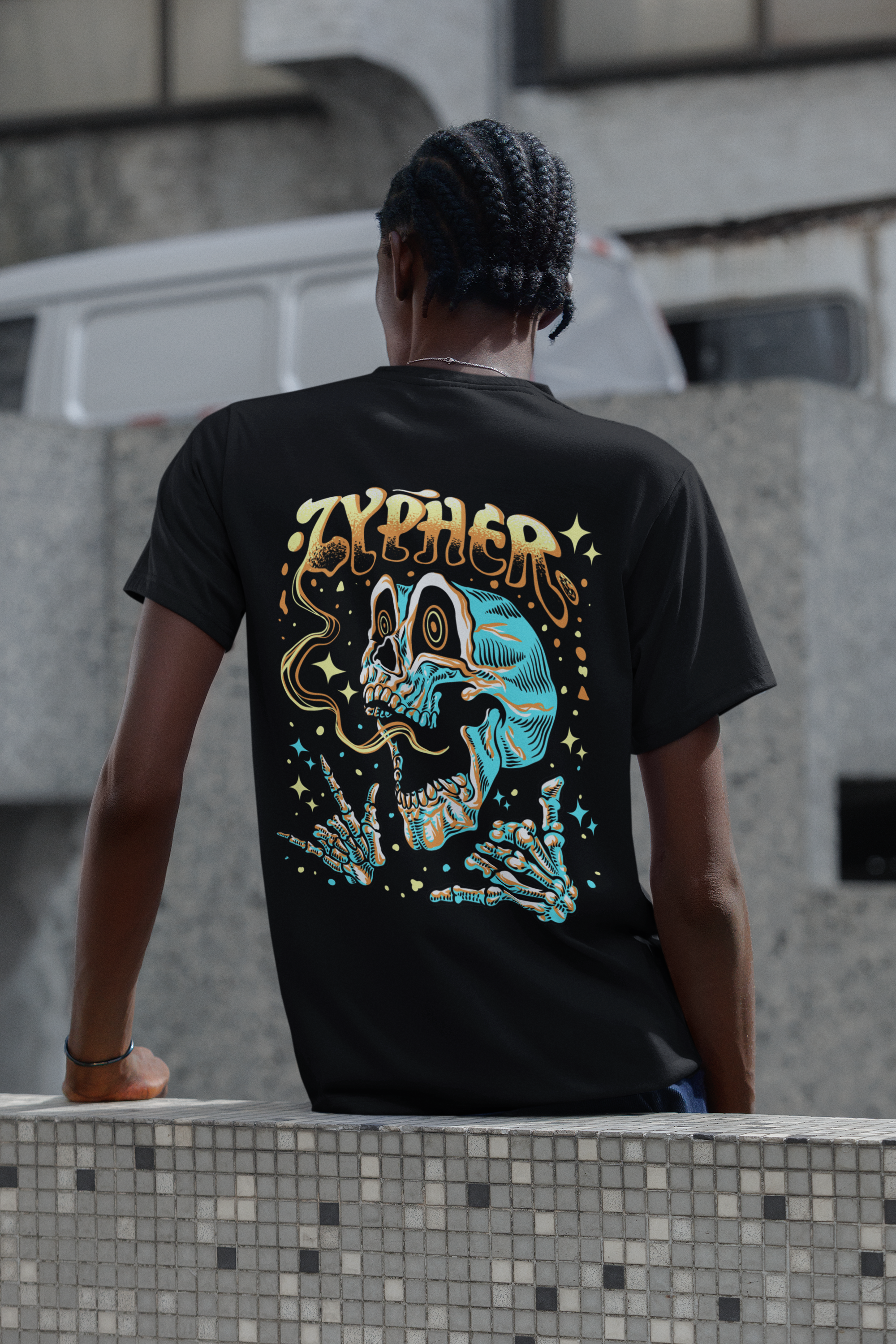 Cosmic Skull Trip - T-Shirt(200GSM)