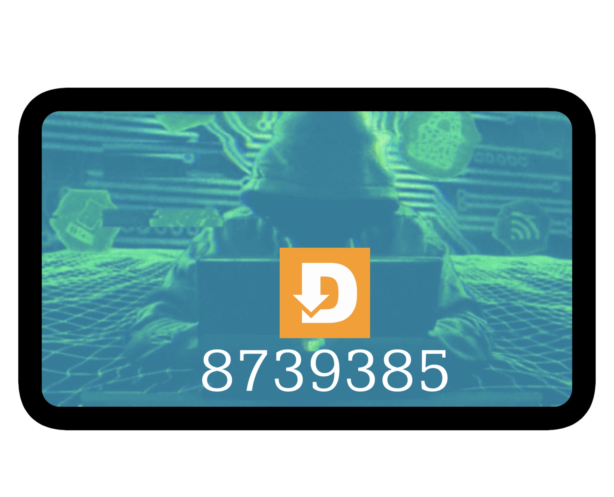 Magnet —Personalized CyberTek Logo Design with Downloader Code