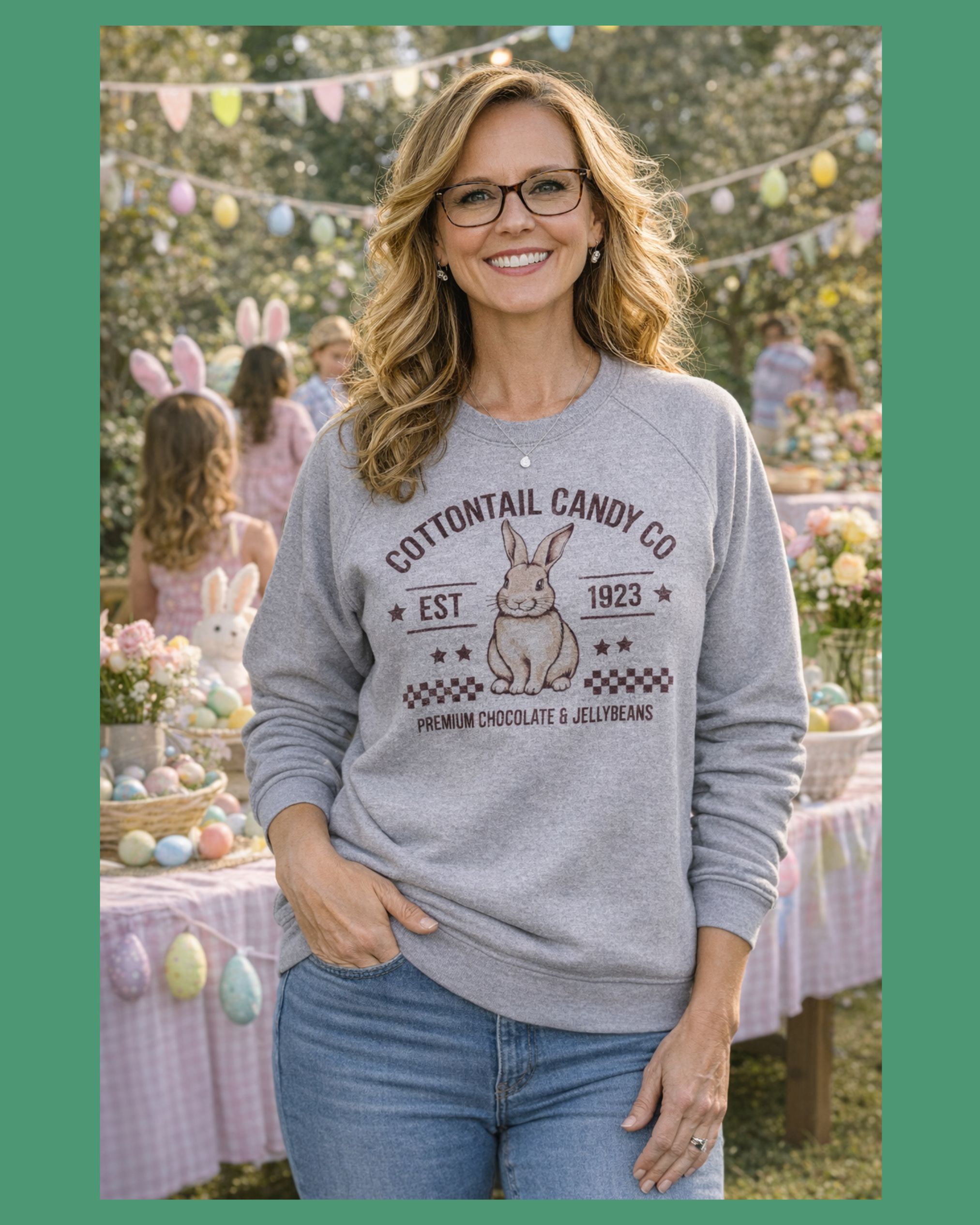 "Cottontail Candy Co. Est. 1923" Bunny Vintage Logo product thumbnail image "Cottontail Candy Co. Est. 1923" Bunny Vintage Logo product thumbnail image