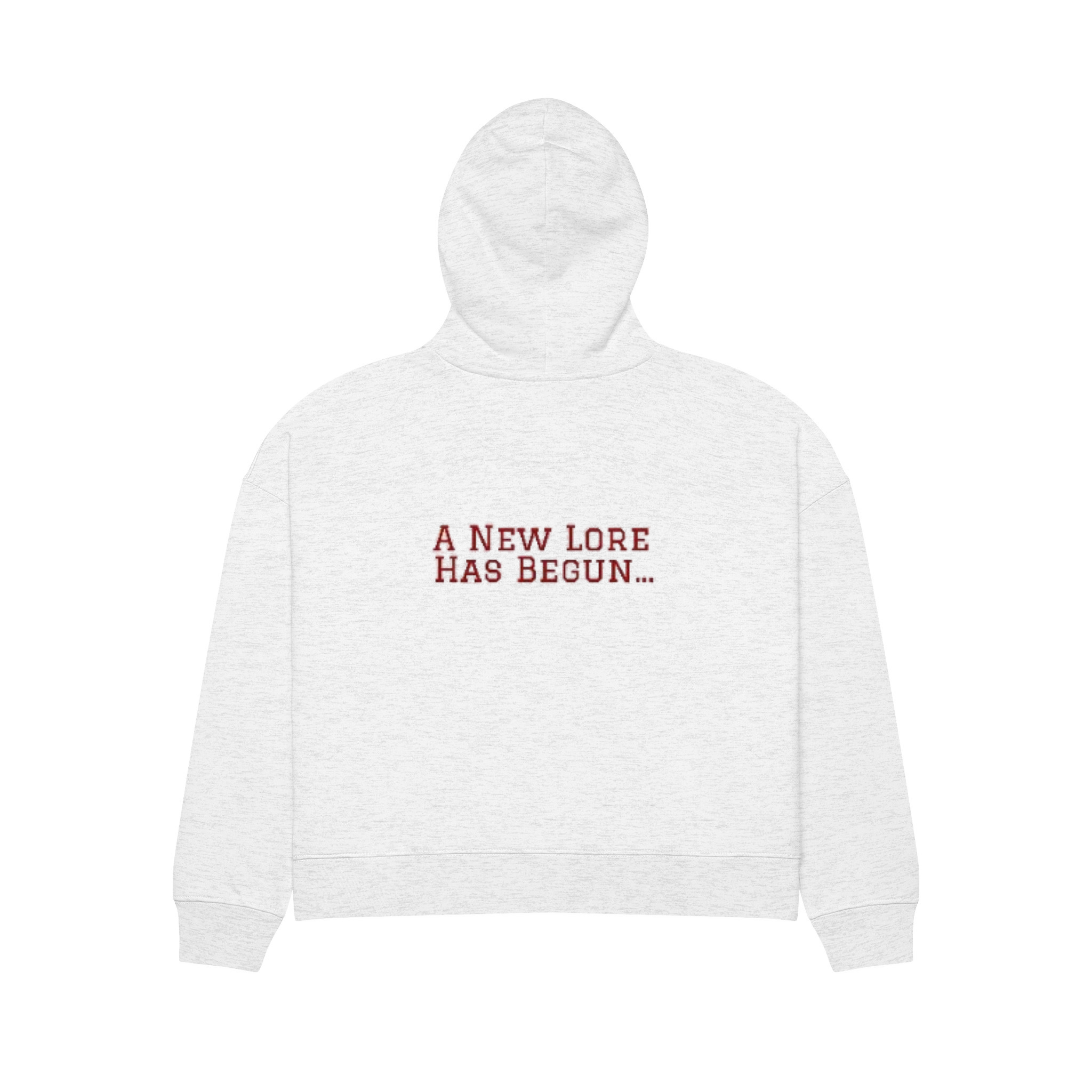 "Universe-Mandated Sabbatical" Hoodie — "A New Lore Has Begun" Back Print  product thumbnail image