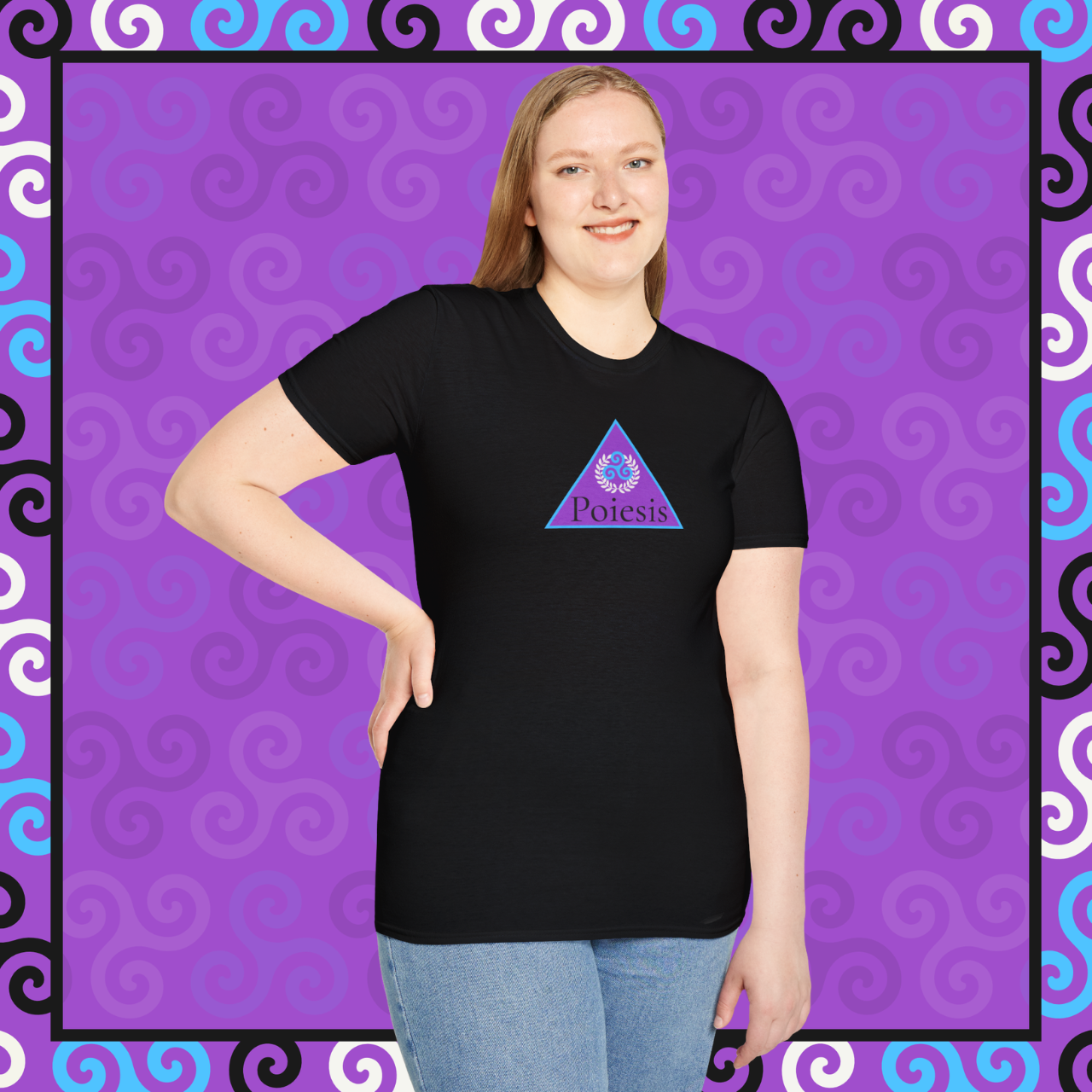 2 of 6 : Poiesis Logo Collection - Unisex Softstyle T-shirt product thumbnail image