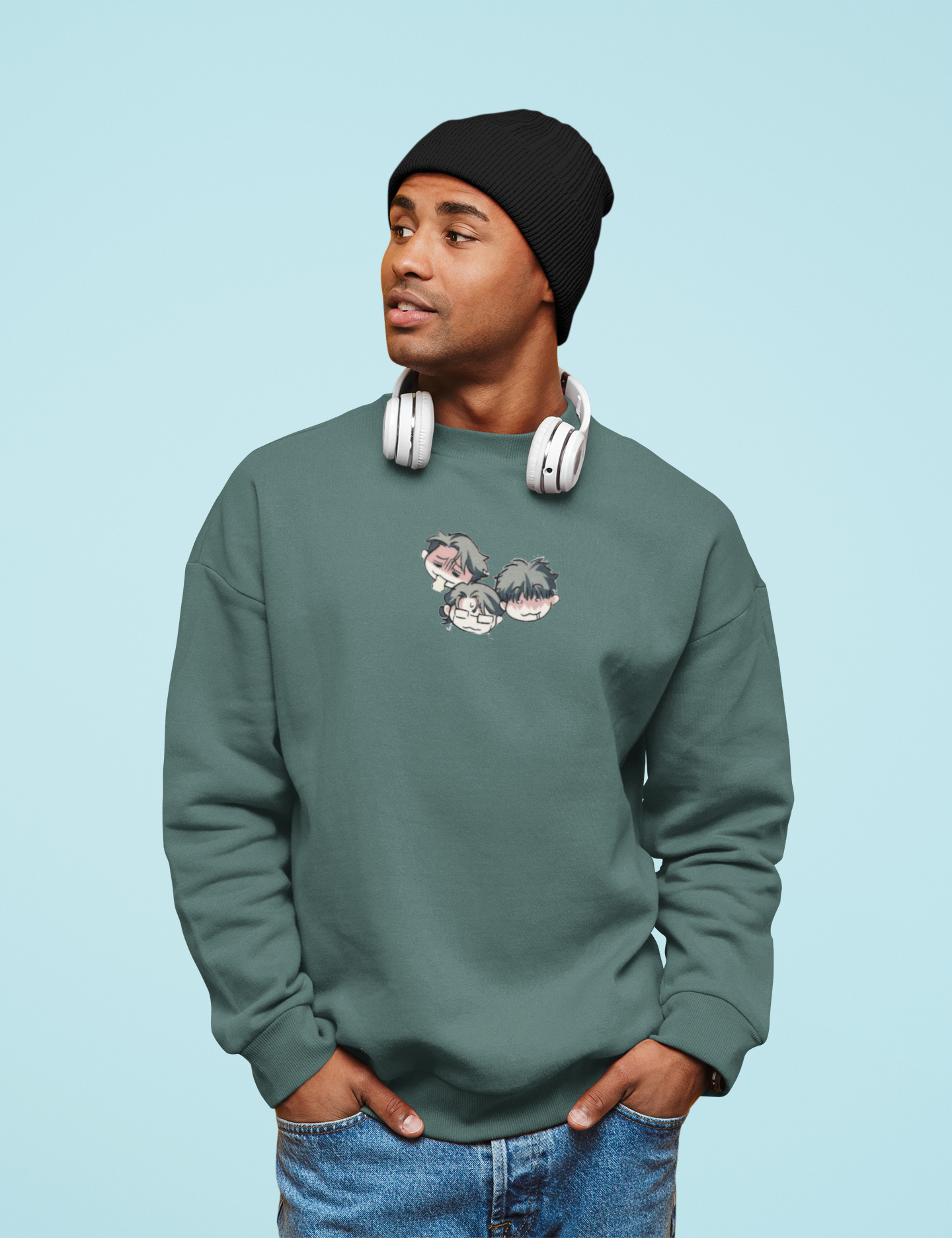 Swallow You Whole Mugos Chibi Shirt | BL Manhwa Comfort Colors 1566 Sweatshirt | Mugo Trio product thumbnail image Swallow You Whole Mugos Chibi Shirt | BL Manhwa Comfort Colors 1566 Sweatshirt | Mugo Trio product thumbnail image