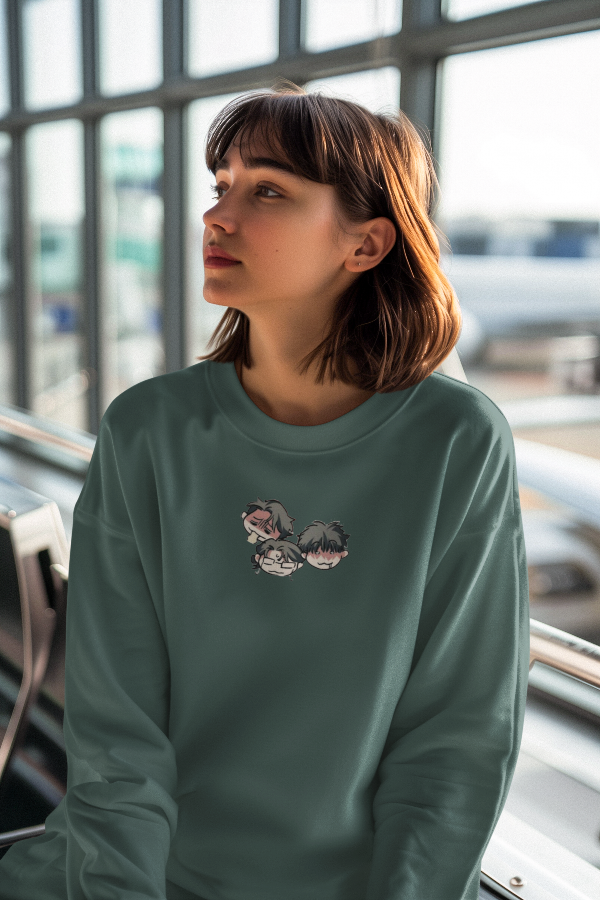 Swallow You Whole Mugos Chibi Shirt | BL Manhwa Comfort Colors 1566 Sweatshirt | Mugo Trio product thumbnail image Swallow You Whole Mugos Chibi Shirt | BL Manhwa Comfort Colors 1566 Sweatshirt | Mugo Trio product thumbnail image