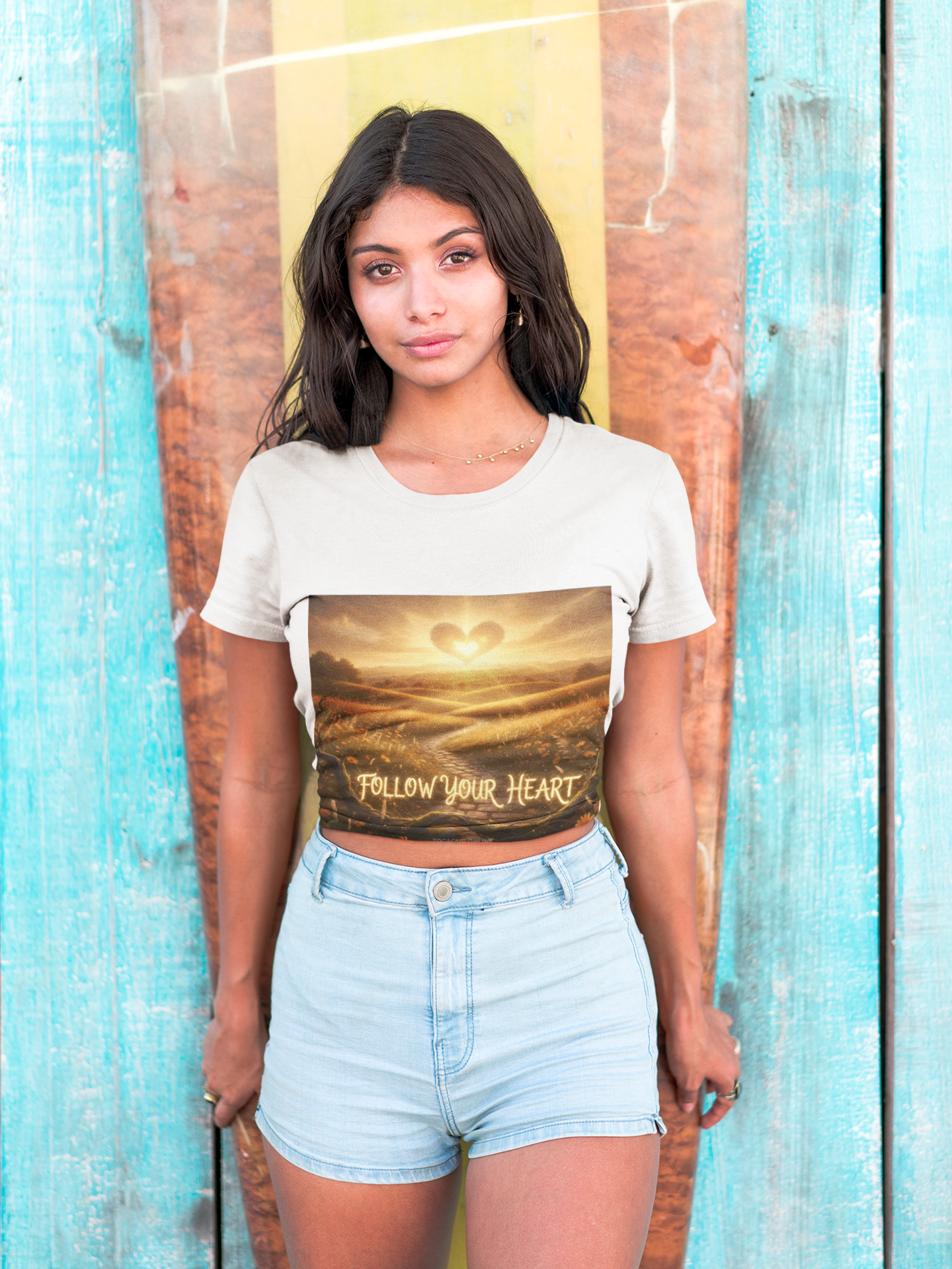 Follow Your Heart T-Shirt — Inspirational Love Graphic Tee product thumbnail image Follow Your Heart T-Shirt — Inspirational Love Graphic Tee product thumbnail image