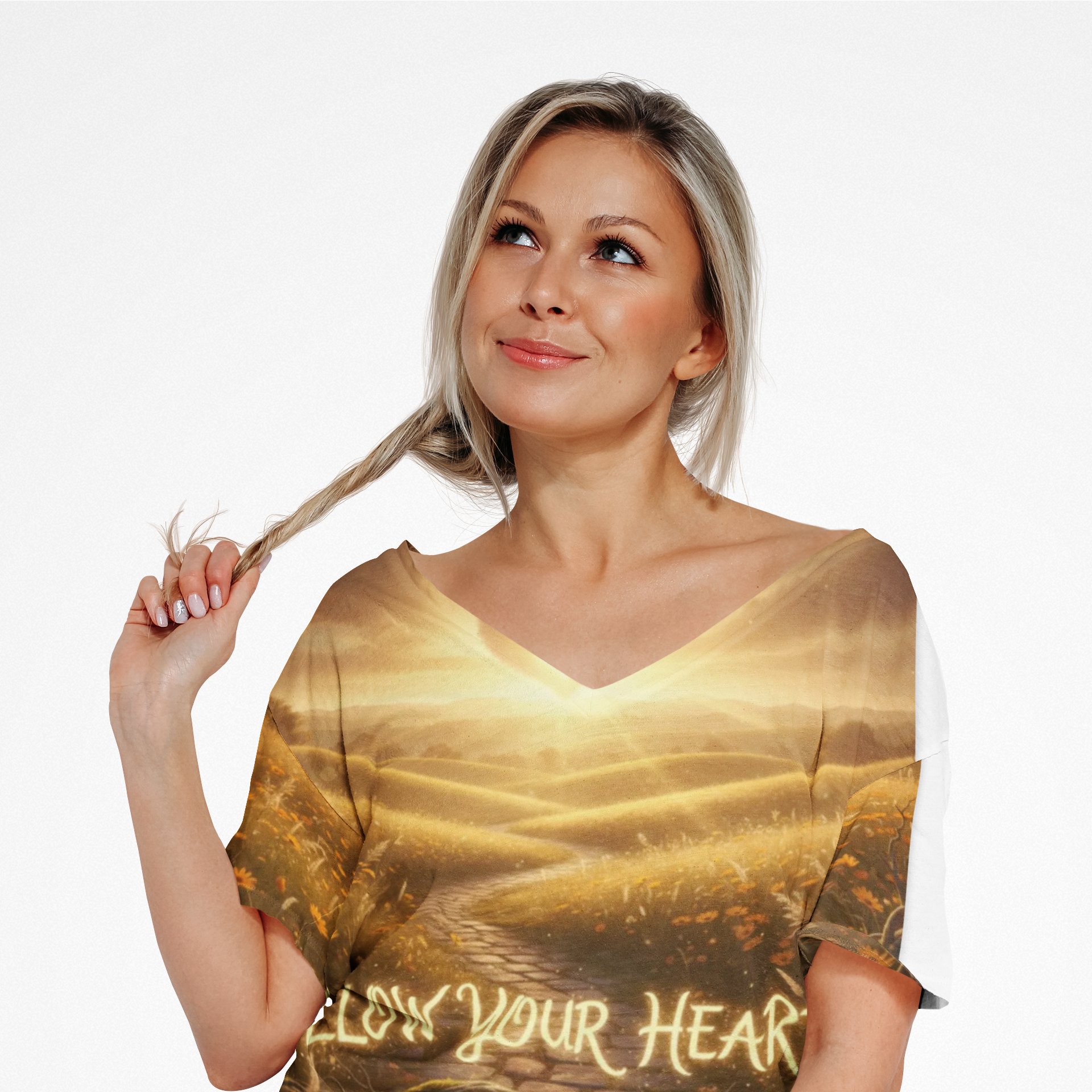 Follow Your Heart T-Shirt — Inspirational Love Graphic Tee product thumbnail image Follow Your Heart T-Shirt — Inspirational Love Graphic Tee product thumbnail image
