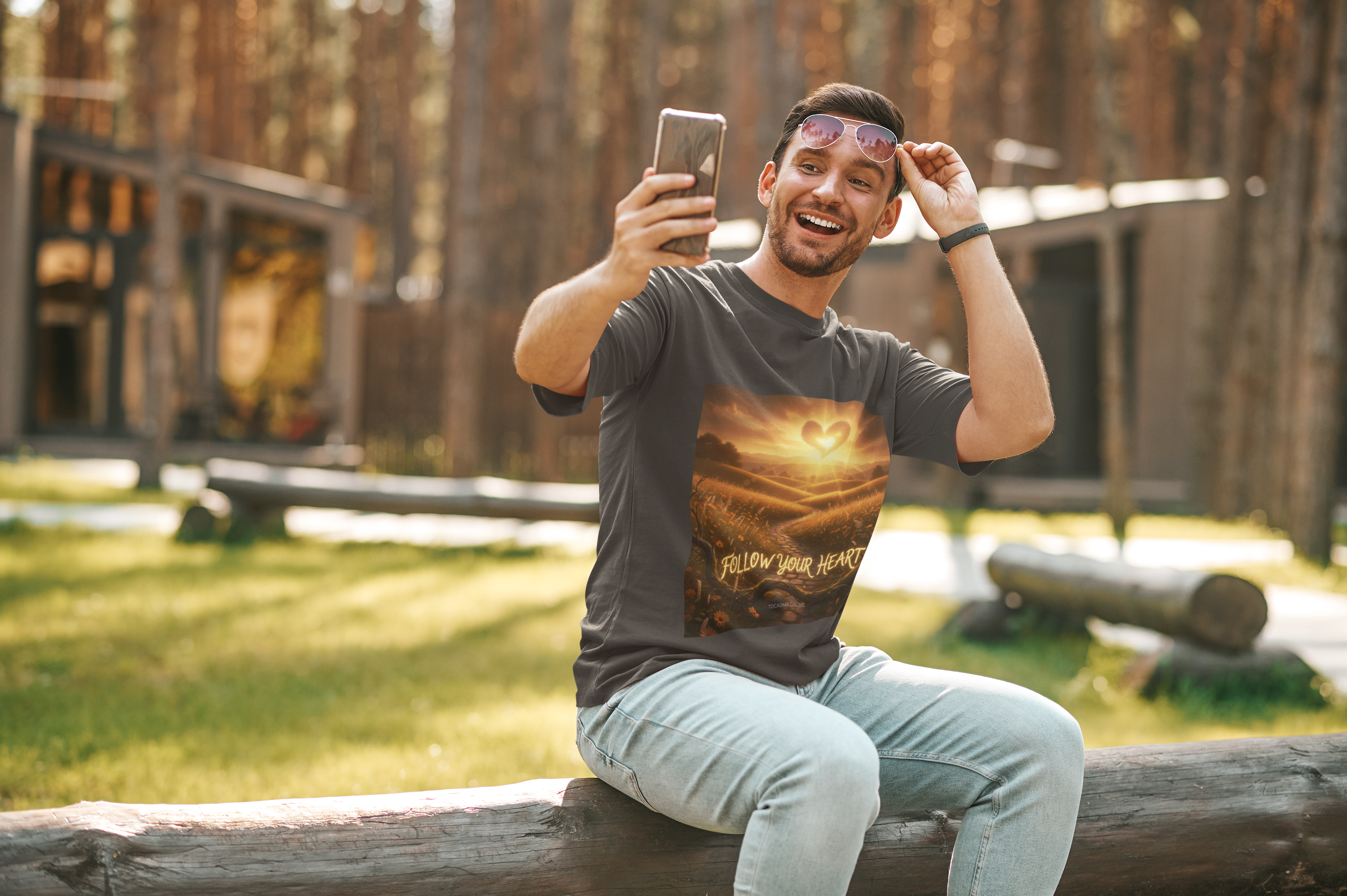 Follow Your Heart T-Shirt — Inspirational Love Graphic Tee product thumbnail image