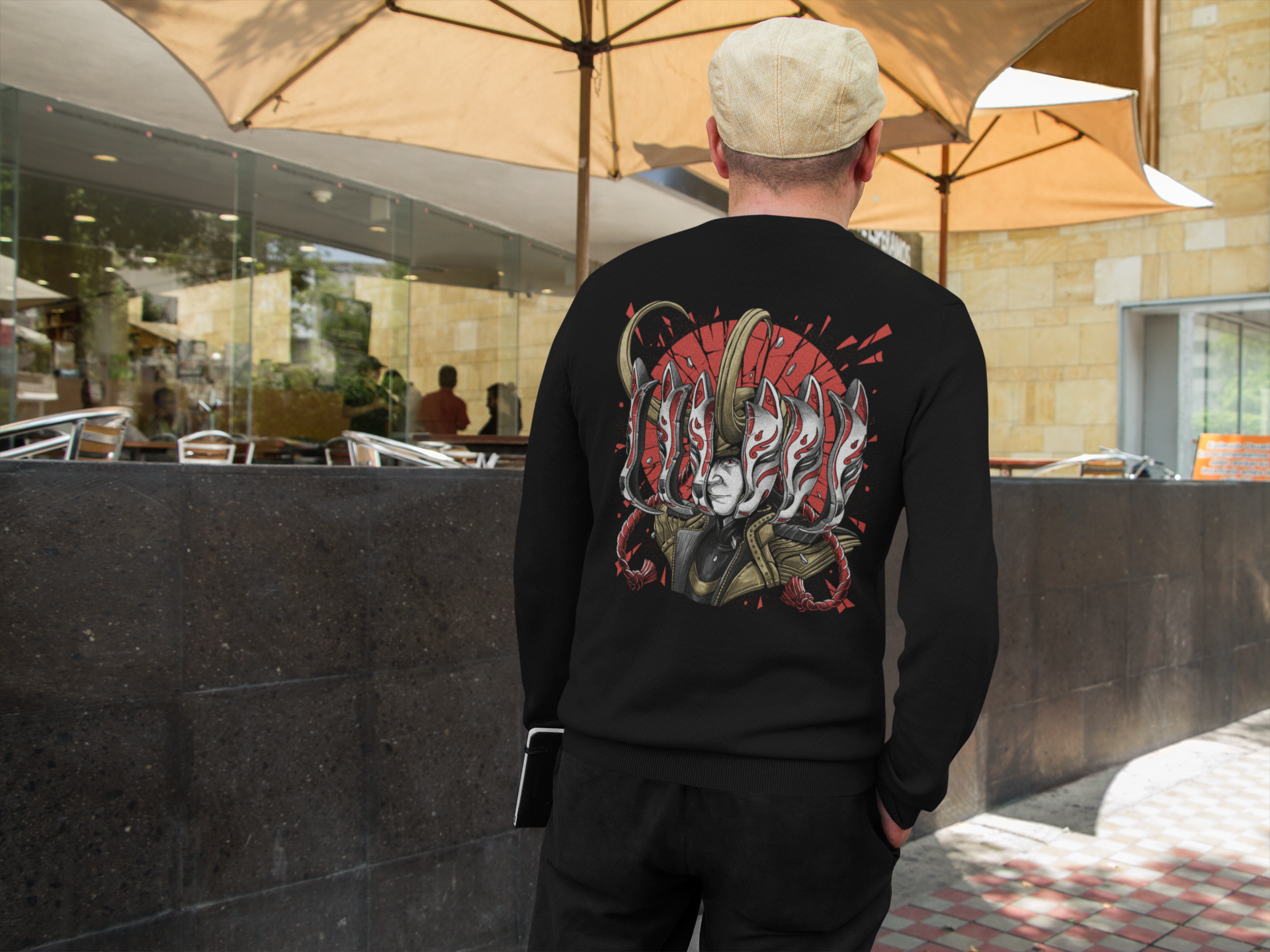 The Nine-Tail Trickster - Crewneck(285GSM) product thumbnail image