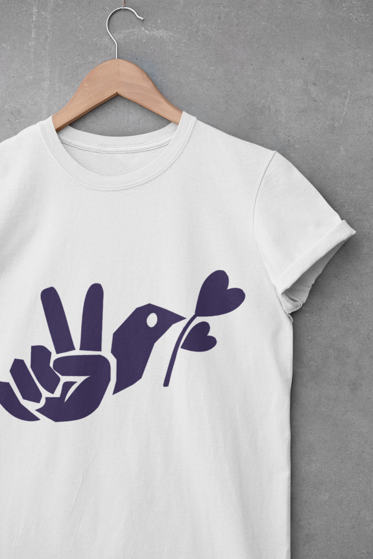 Love Dove (Large) — Oversized Boxy Graphic T‑Shirt - UNISEX product thumbnail image