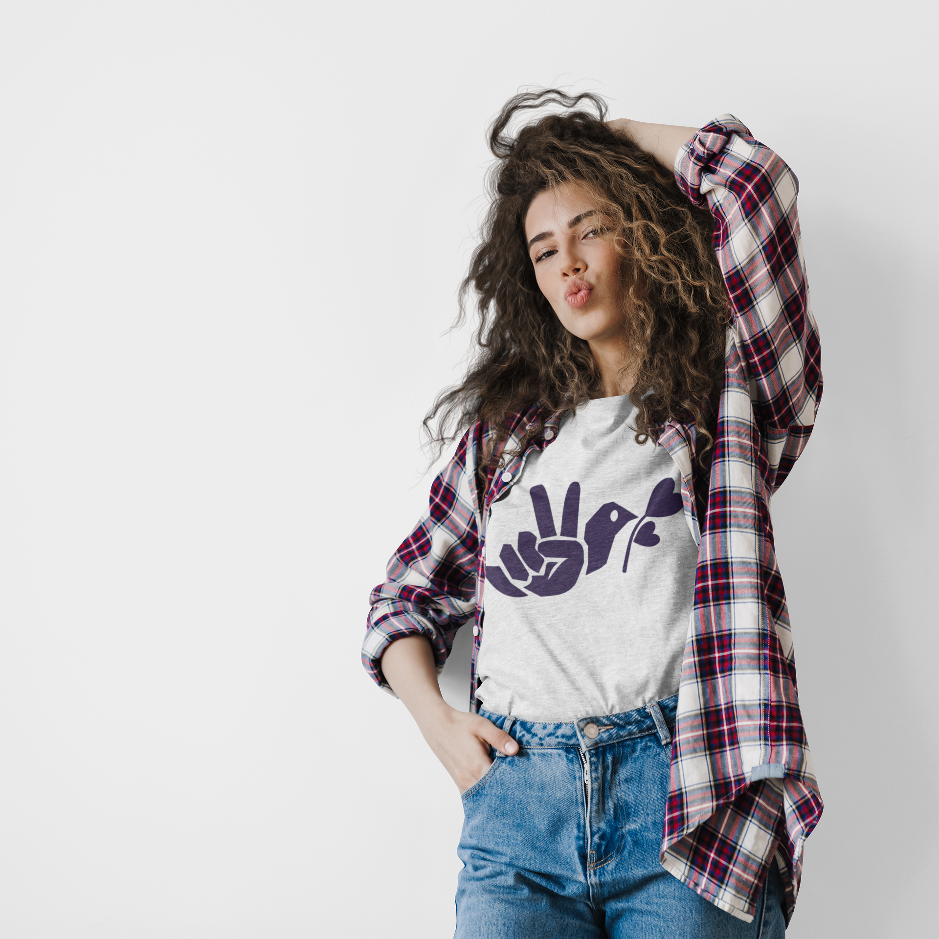 Love Dove (Large) — Oversized Boxy Graphic T‑Shirt - UNISEX product thumbnail image