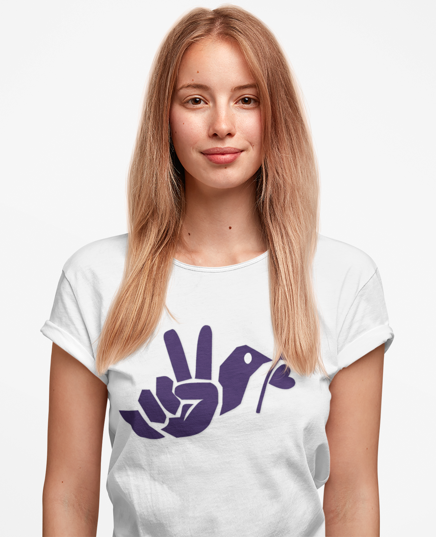 Love Dove (Large) — Oversized Boxy Graphic T‑Shirt - UNISEX