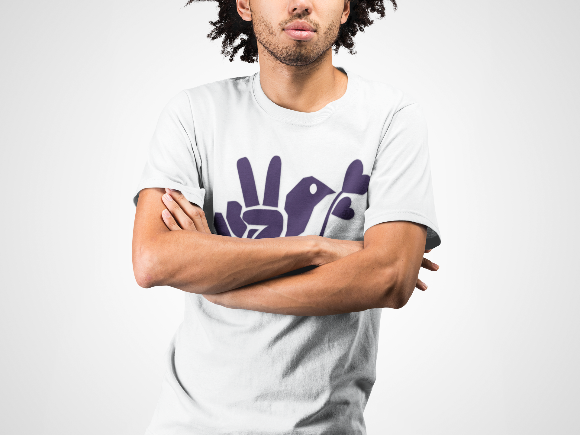 Love Dove (Large) — Oversized Boxy Graphic T‑Shirt - UNISEX product thumbnail image