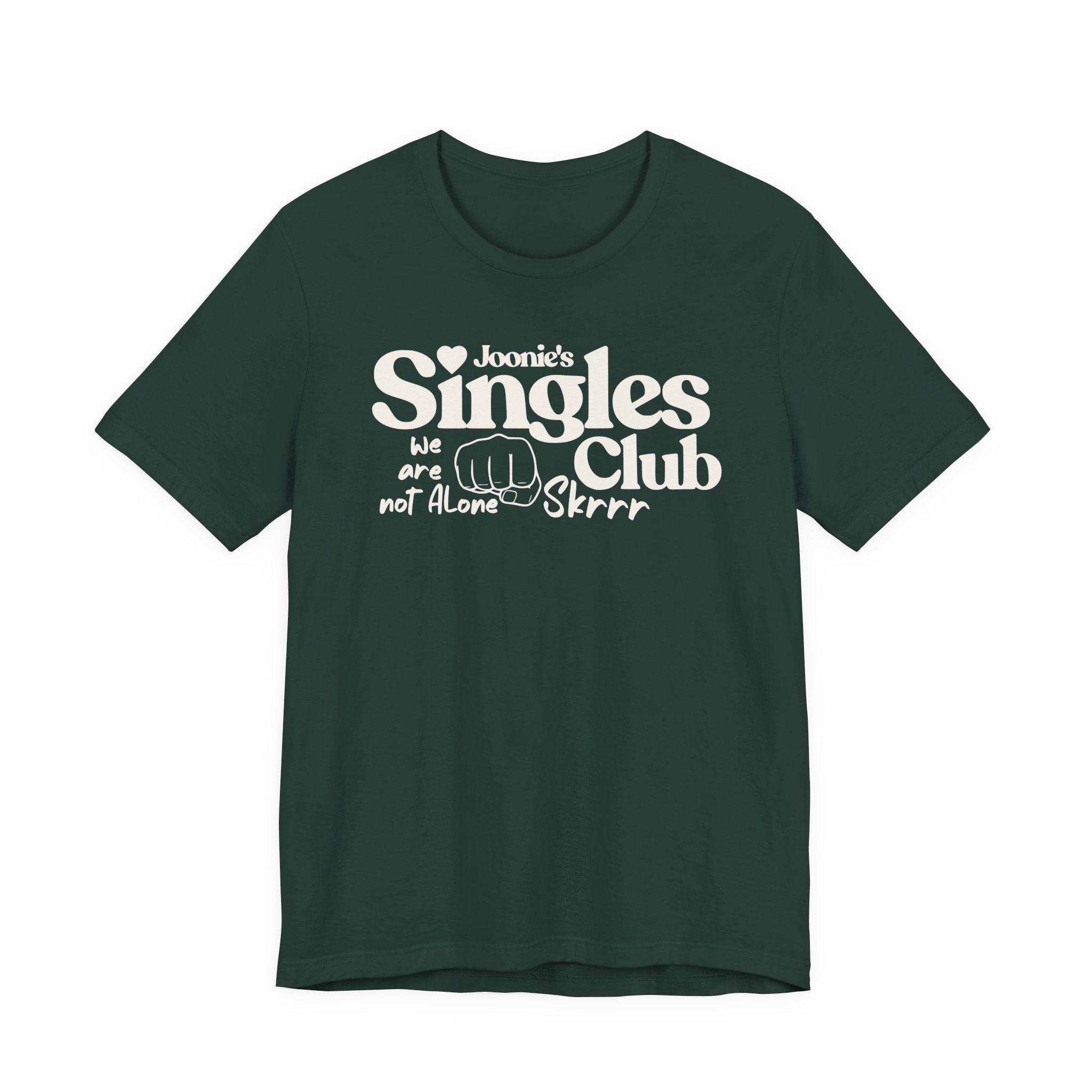 Singles Club Unisex Tee product thumbnail image Singles Club Unisex Tee product thumbnail image