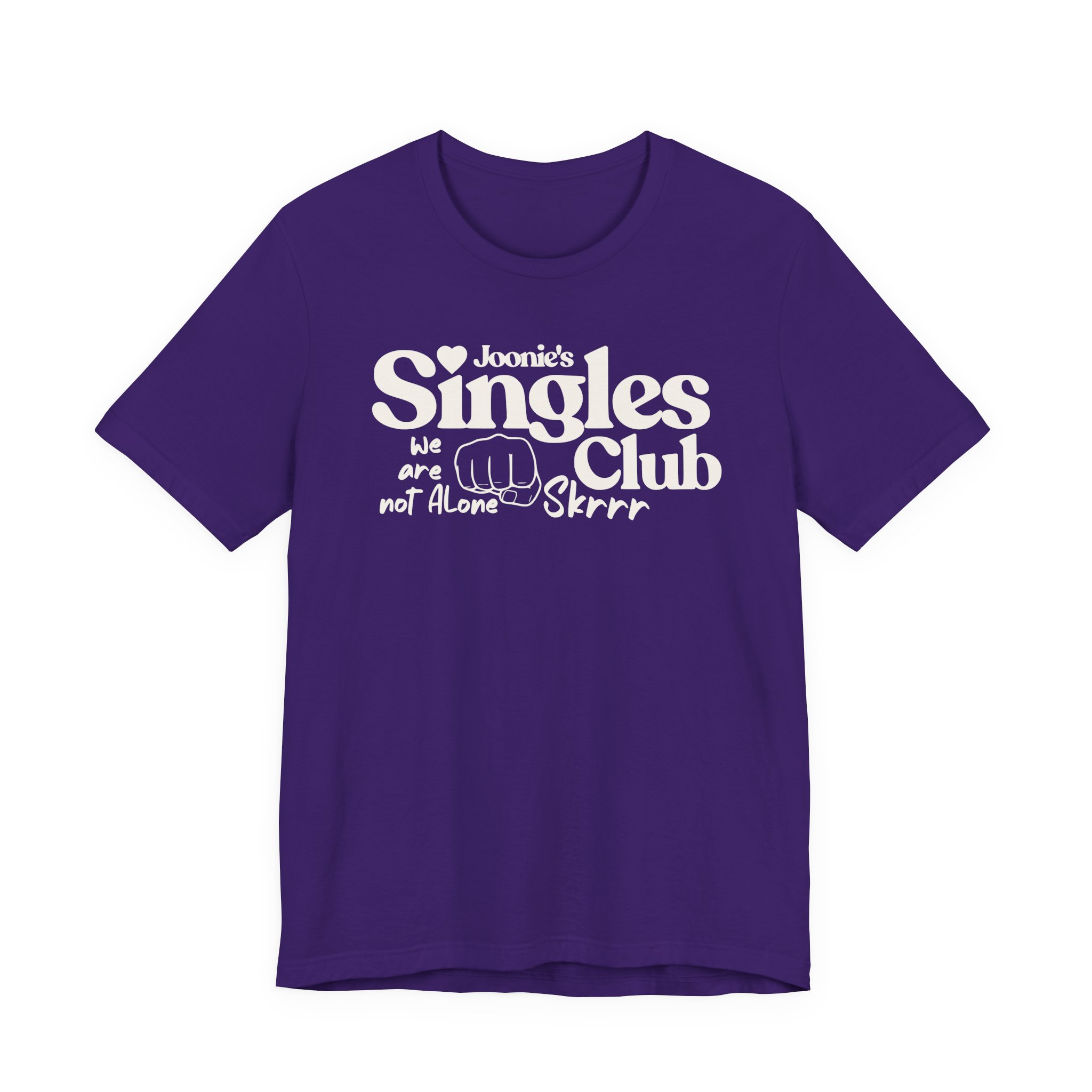 Singles Club Unisex Tee product thumbnail image Singles Club Unisex Tee product thumbnail image