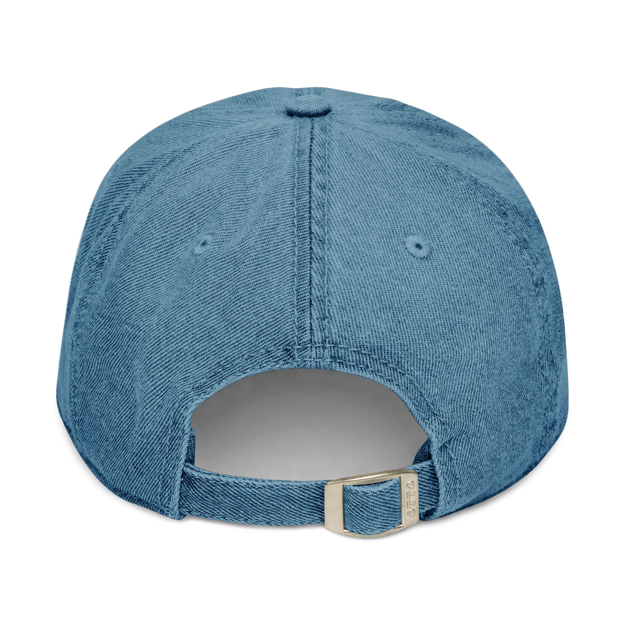 Singles Club Embroidered Denim Hat, Fist symbol on right side product thumbnail image Singles Club Embroidered Denim Hat, Fist symbol on right side product thumbnail image