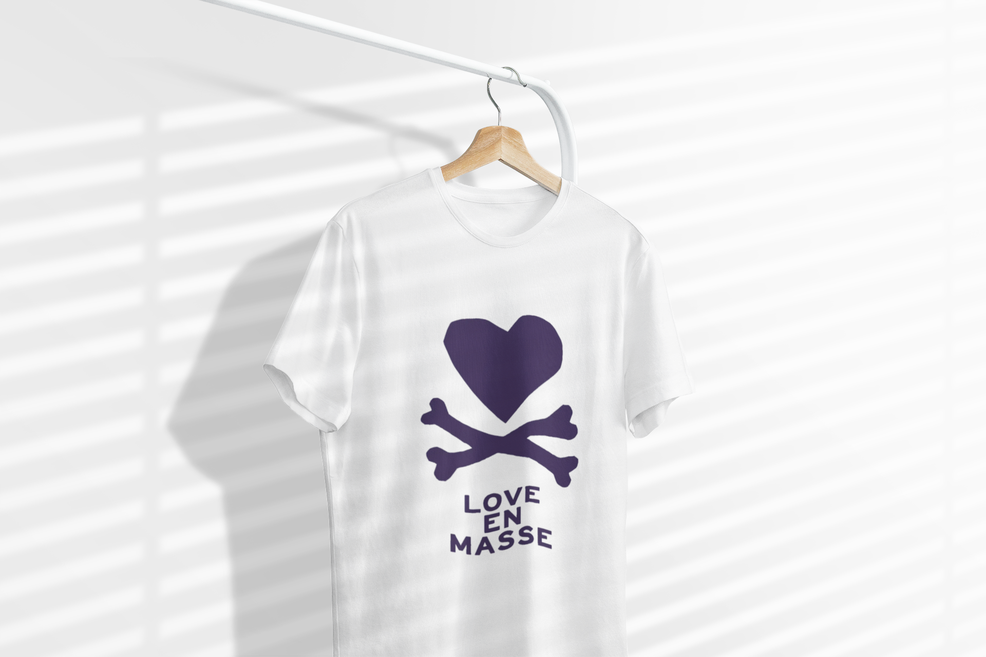 Heart and Crossbones T-Shirt - UNISEX product thumbnail image