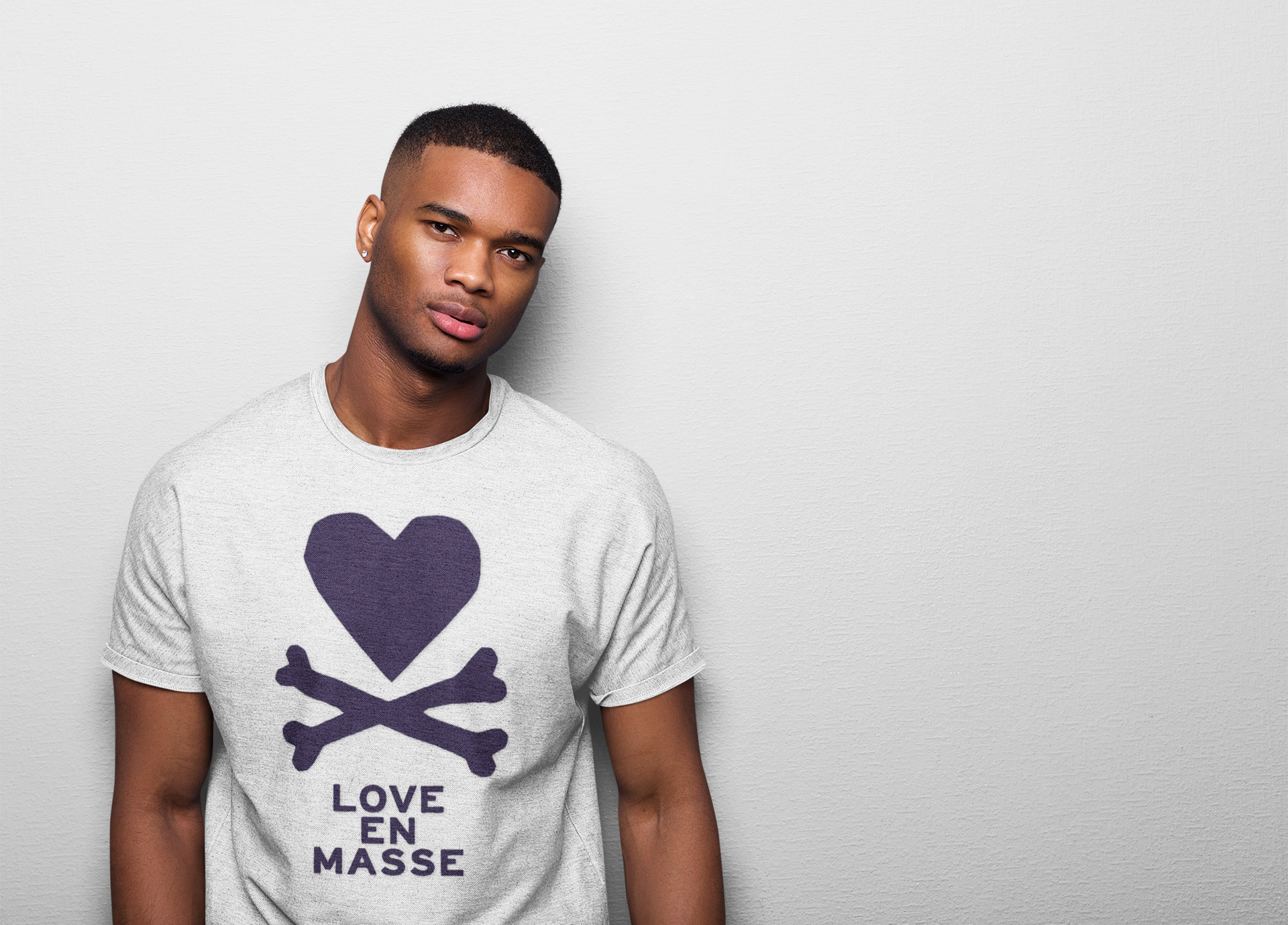 Heart and Crossbones T-Shirt - UNISEX Heart and Crossbones T-Shirt - UNISEX