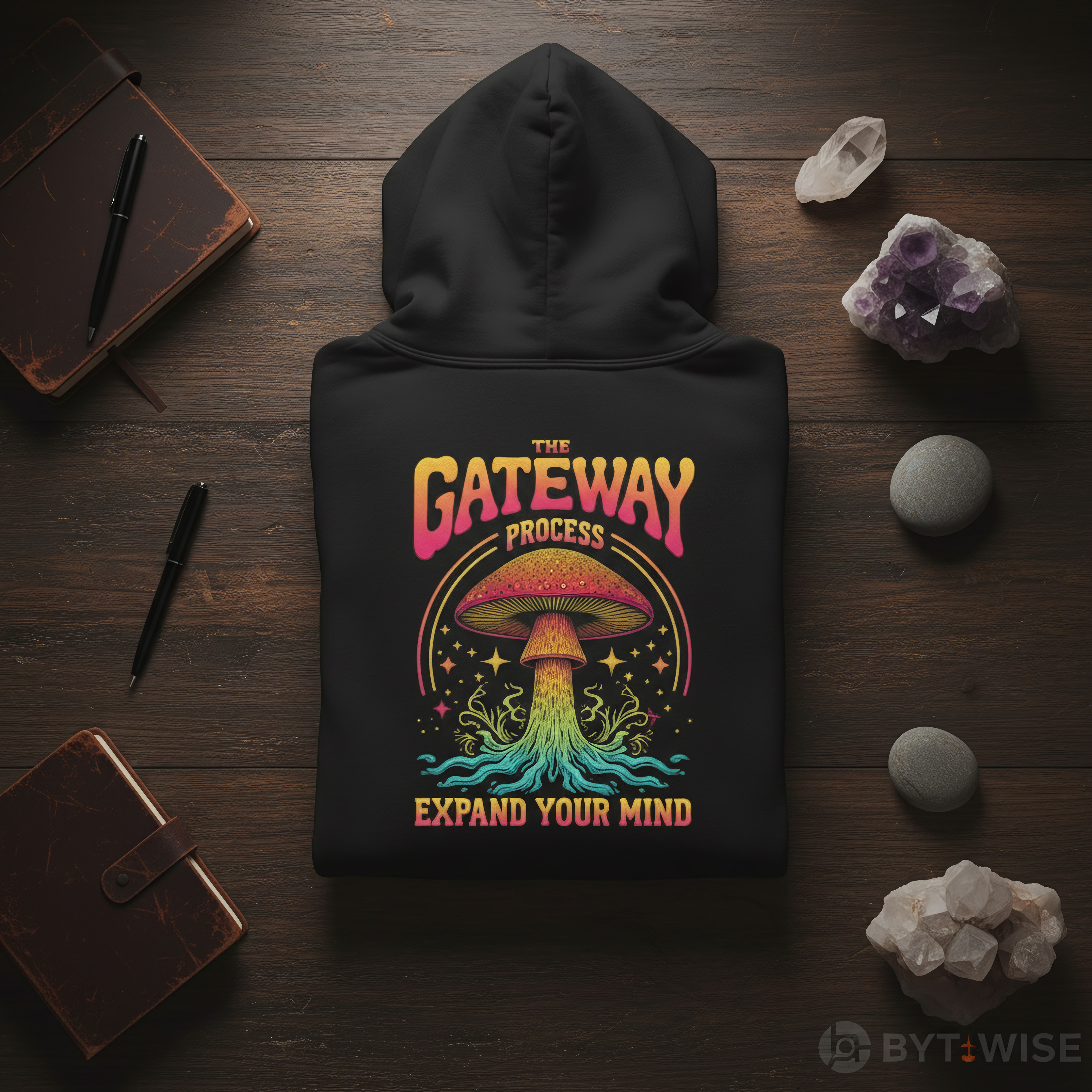 The Gateway Process | Heavyweight Streetwear Hoodie | Psychedelic Mushroom Art | Premium 3-End Fleece product thumbnail image The Gateway Process | Heavyweight Streetwear Hoodie | Psychedelic Mushroom Art | Premium 3-End Fleece product thumbnail image