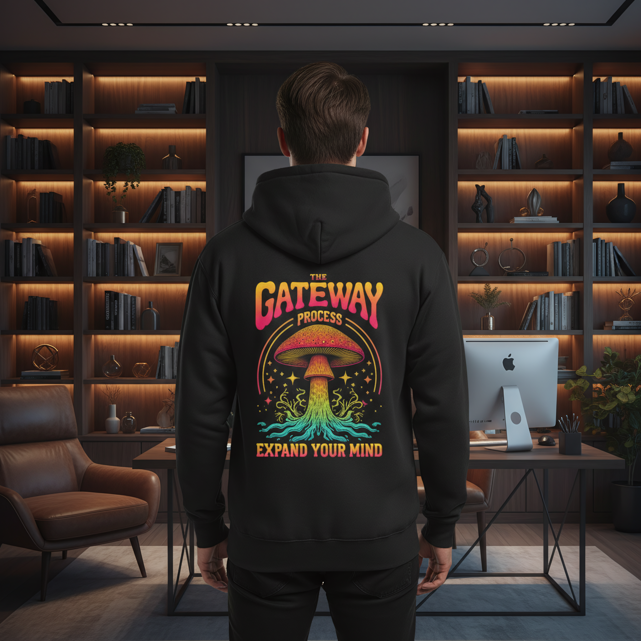 The Gateway Process | Heavyweight Streetwear Hoodie | Psychedelic Mushroom Art | Premium 3-End Fleece product thumbnail image The Gateway Process | Heavyweight Streetwear Hoodie | Psychedelic Mushroom Art | Premium 3-End Fleece product thumbnail image